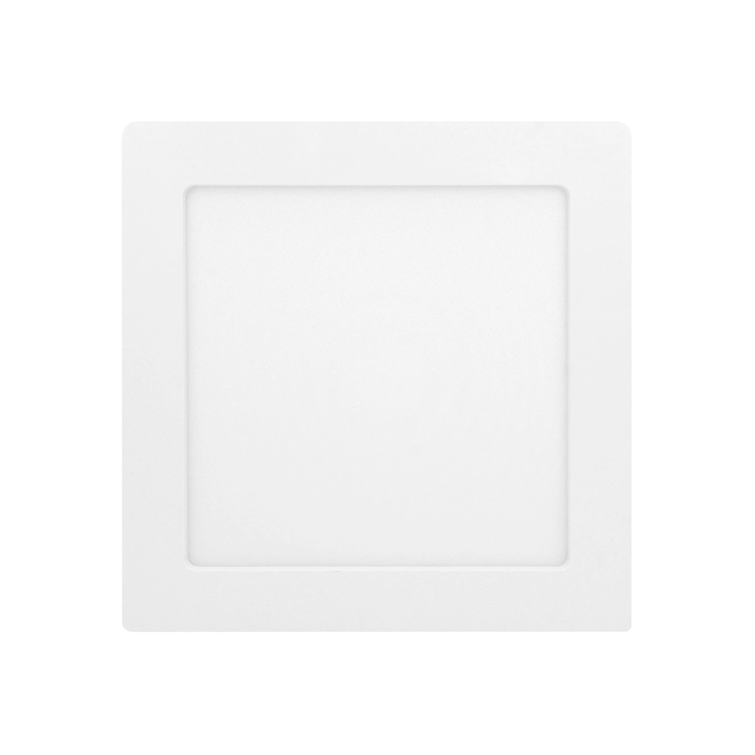 Lubinis šviestuvas Orno LETI LED 18W, įleidžiamas šviestuvas, paviršinio montavimo, kvadratinis, 1500lm, 3000K, baltas, su integruotu LED maitinimo šaltiniu