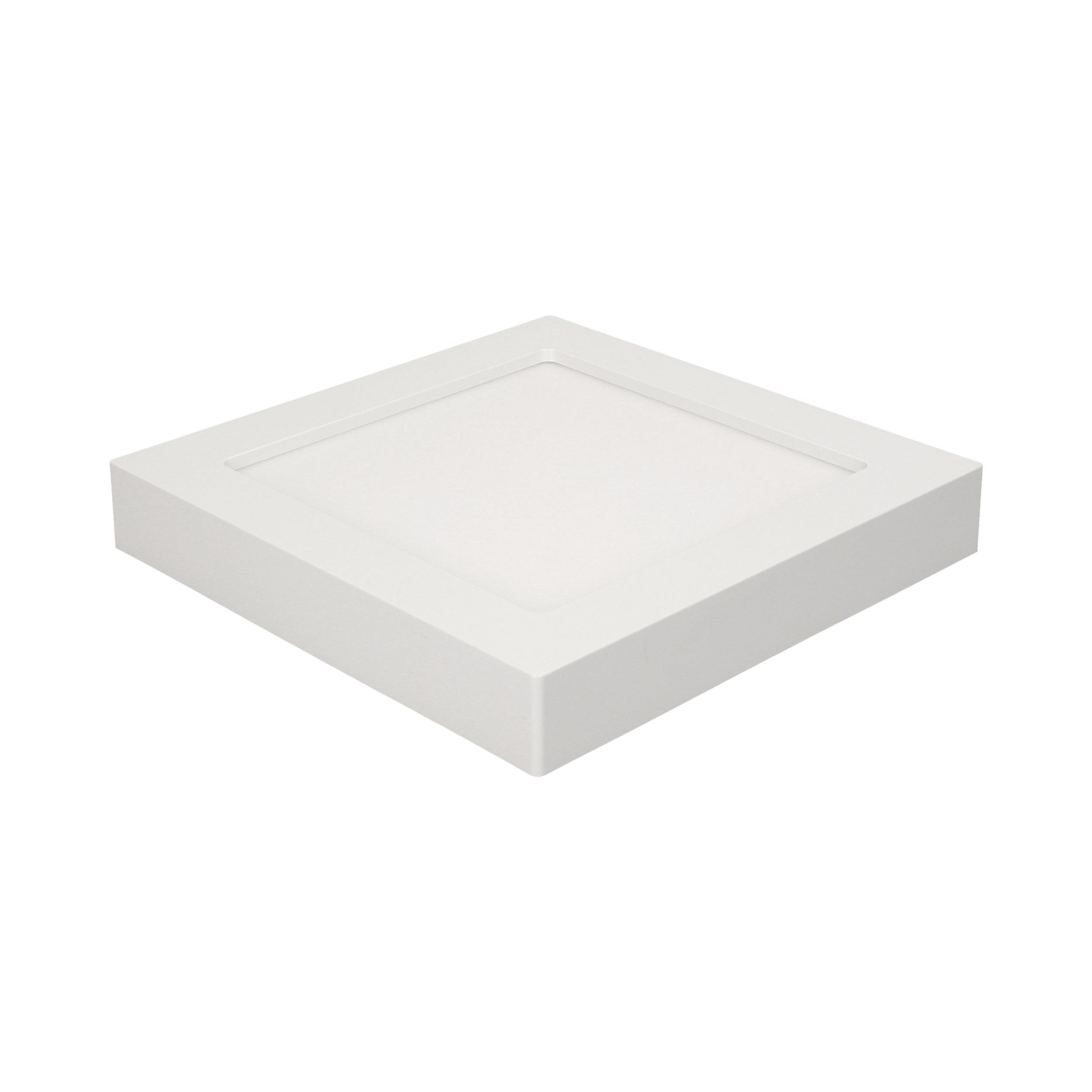 Lubinis šviestuvas Orno LETI LED 24W, oprawa downlight, natynkowa, kwadratowa, 2000lm, 4000K, balta, įmontuotas maitinimo šaltinis LED