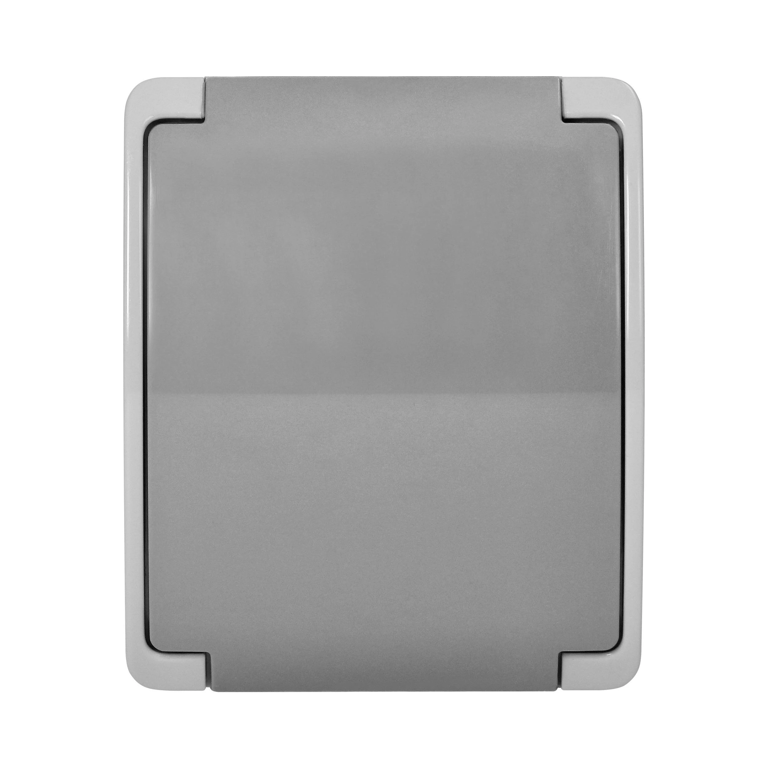 Orno Lizdas Lizdas 2P+Z Schuko AQUATIC, IP44, grafito pilkos spalvos