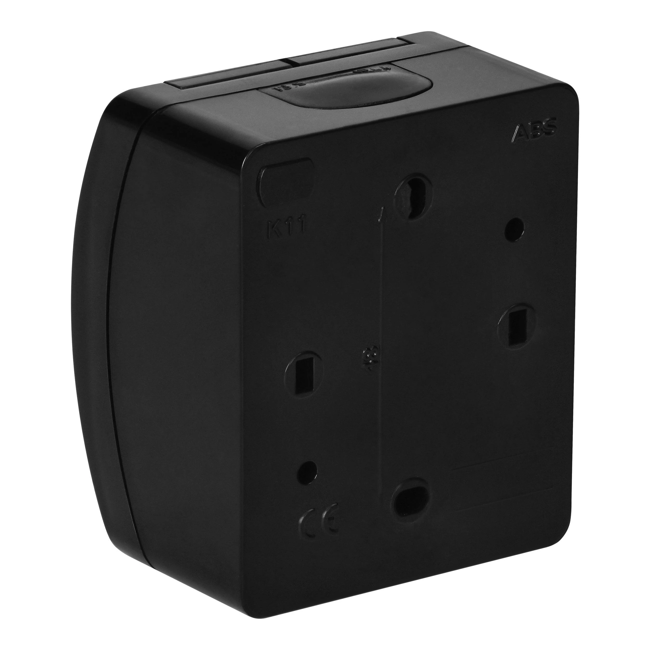Orno Lizdas Lizdas su 2P+Z Schuko AQUATIC, IP44, juodas