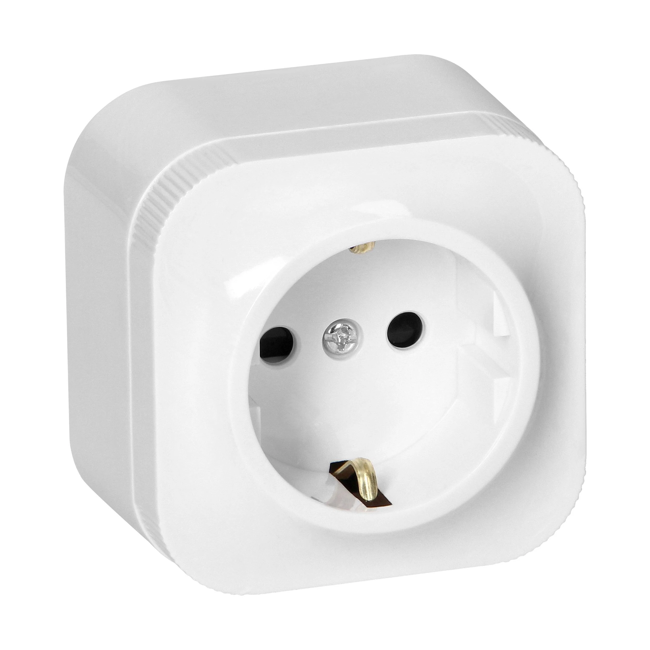 Orno Lizdas „ToDo“ viengubas lizdas 2P+Z Schuko IP20, baltas