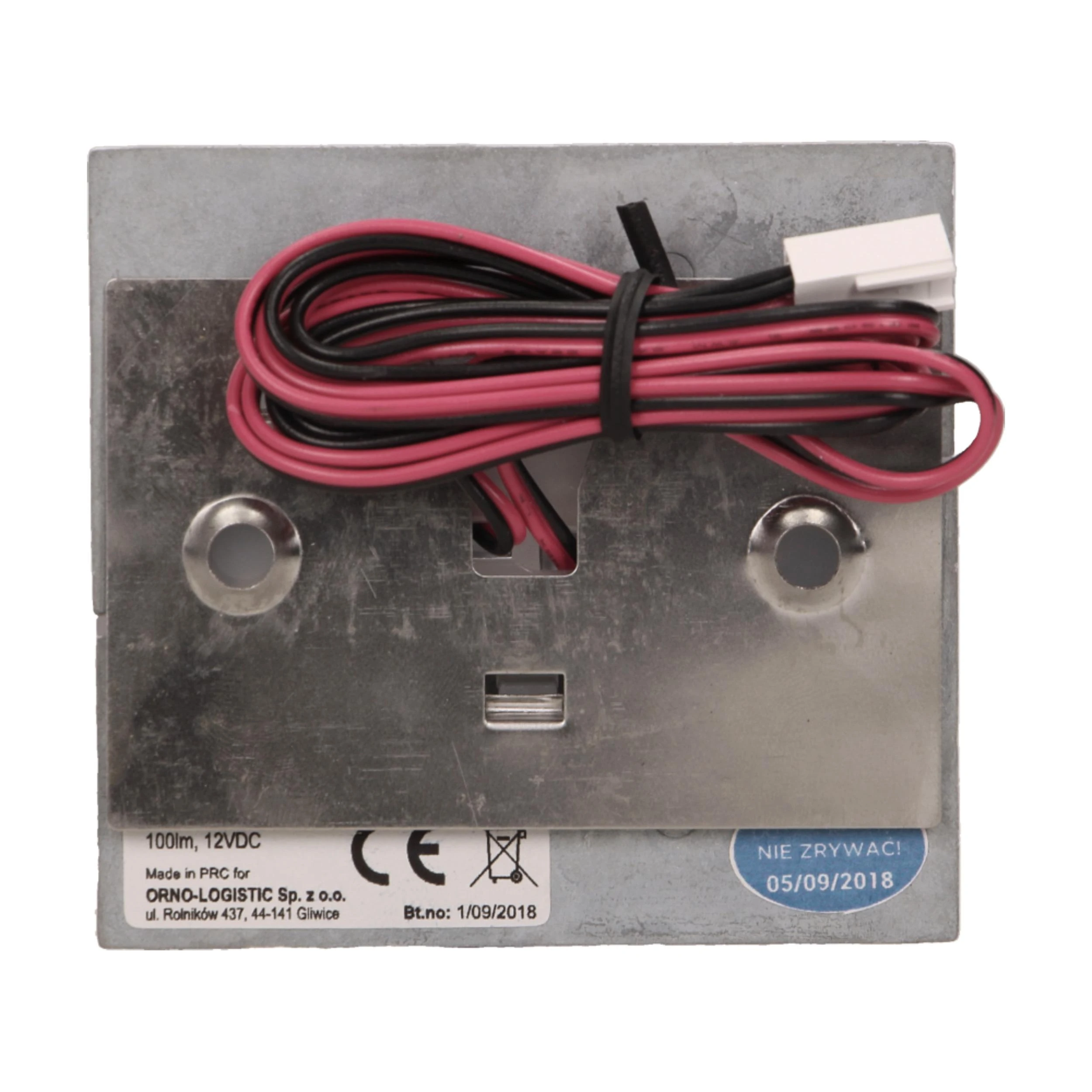 Orno LYNX LED 1.2W, paviršinis laiptinės šviestuvas, 12V DC, 100lm, 3000K, baltas