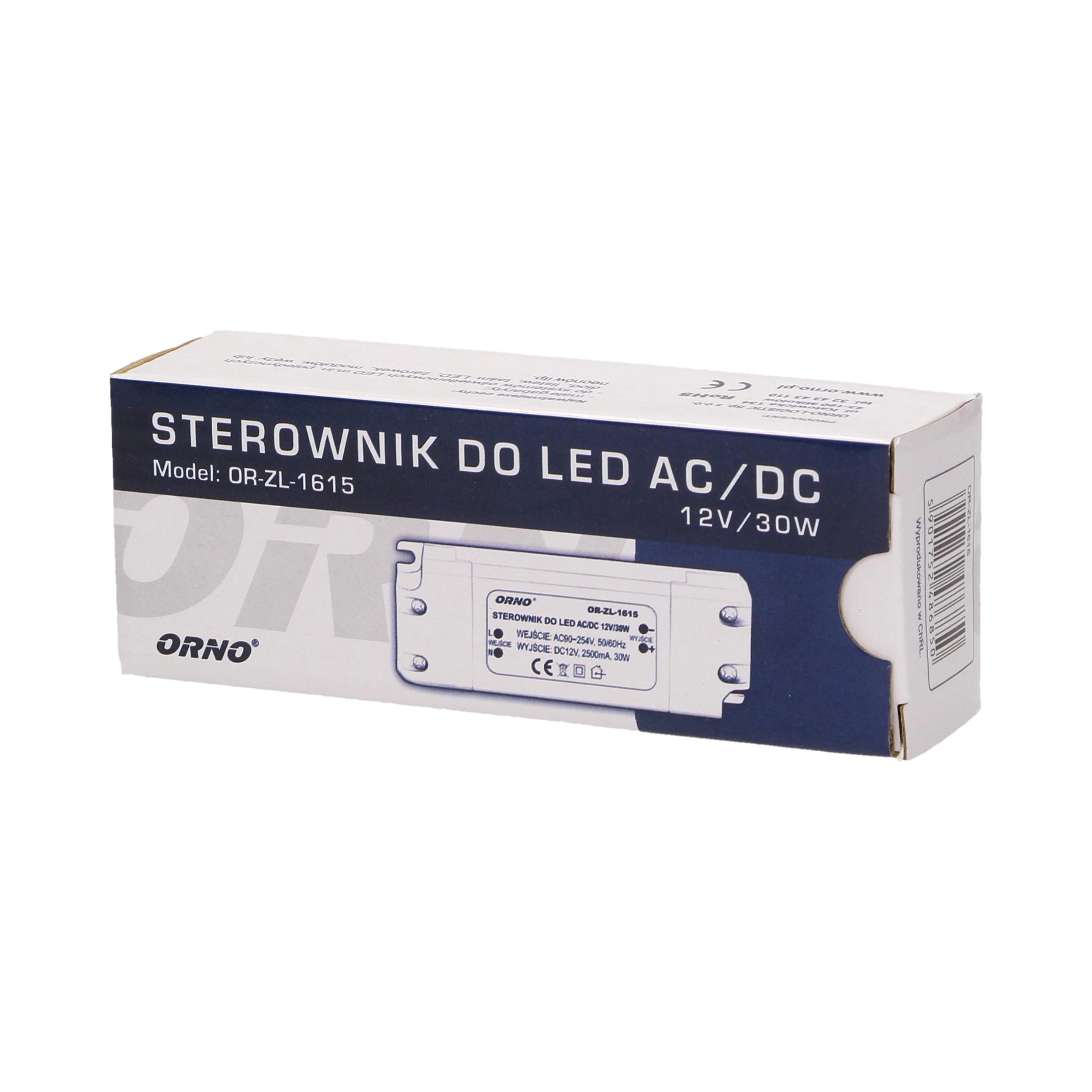 Orno Maitinimo šaltinis LED maitinimo šaltinis 12 VDC 30 W, IP20