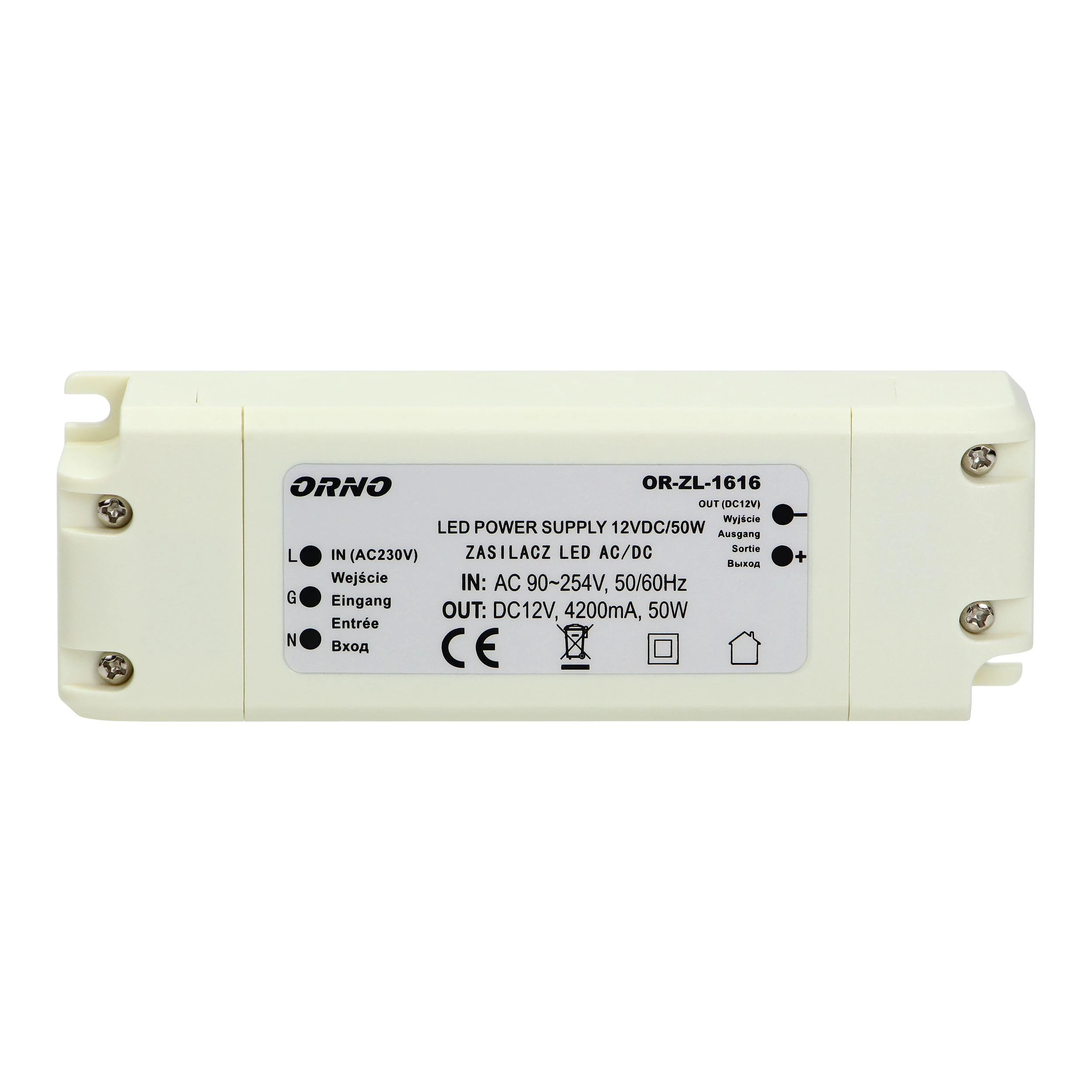 Orno Maitinimas LED 12VDC 50W, IP20