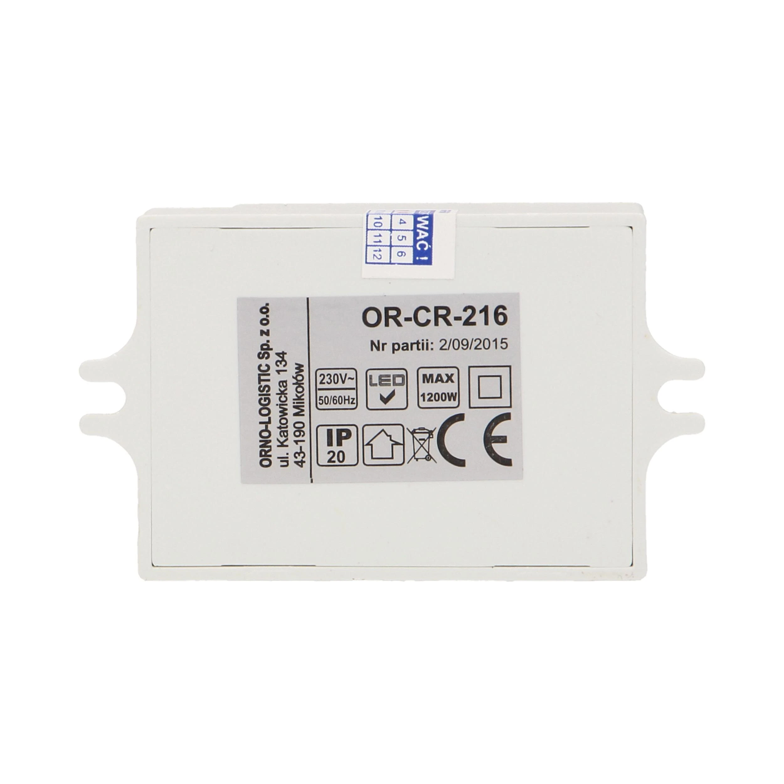Orno Mikrobangų judesio jutiklis, mini, 360/180 laipsnių. IP20, 1200W