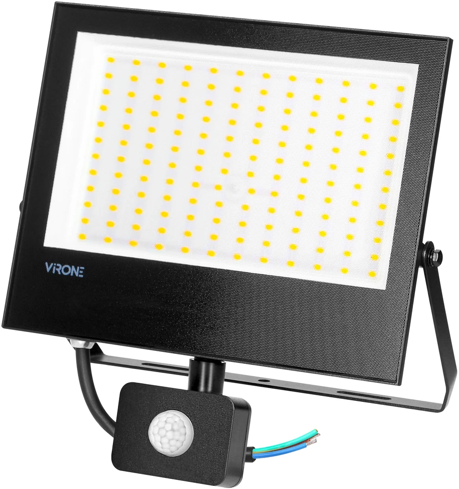 NIVALIS LED prožektorius su PIR 100 W, 8000 lm, IP44, 4000 K