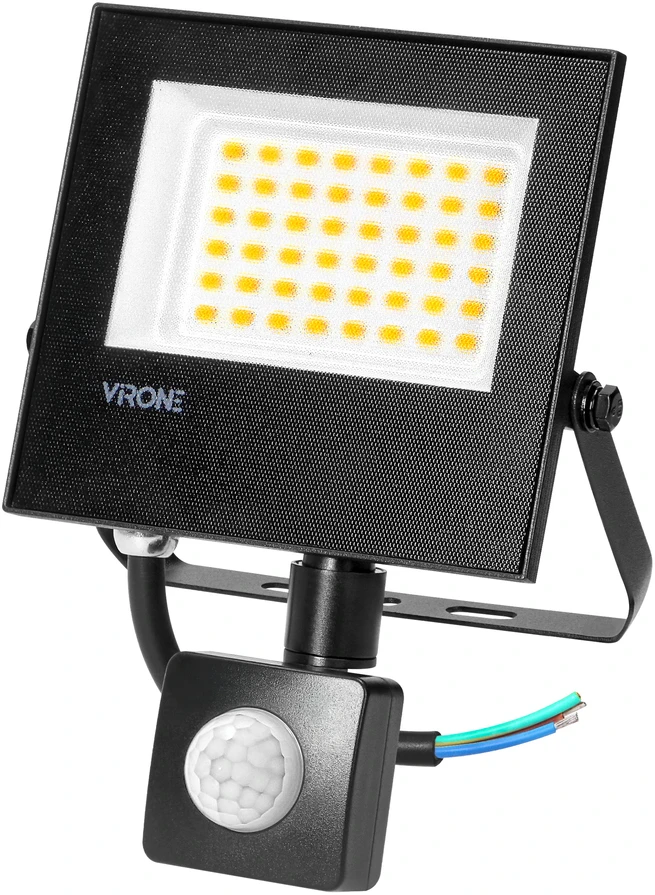 NIVALIS LED prožektorius su PIR 30 W, 2400 lm, IP44, 4000 K