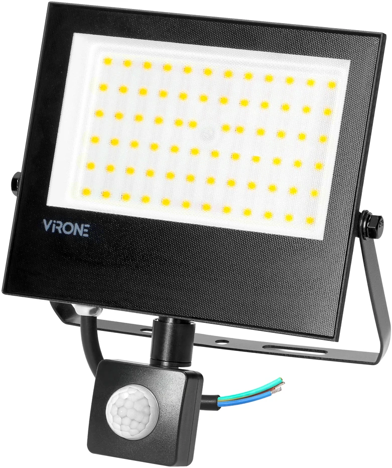 NIVALIS LED prožektorius su PIR 50 W, 4000 lm, IP44, 4000 K