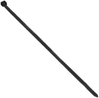 Orno Opaska Kabelių raišteliai, juodi, atsparūs UV spinduliams, plotis 4,8 mm, ilgis 250 mm, 25 vnt.