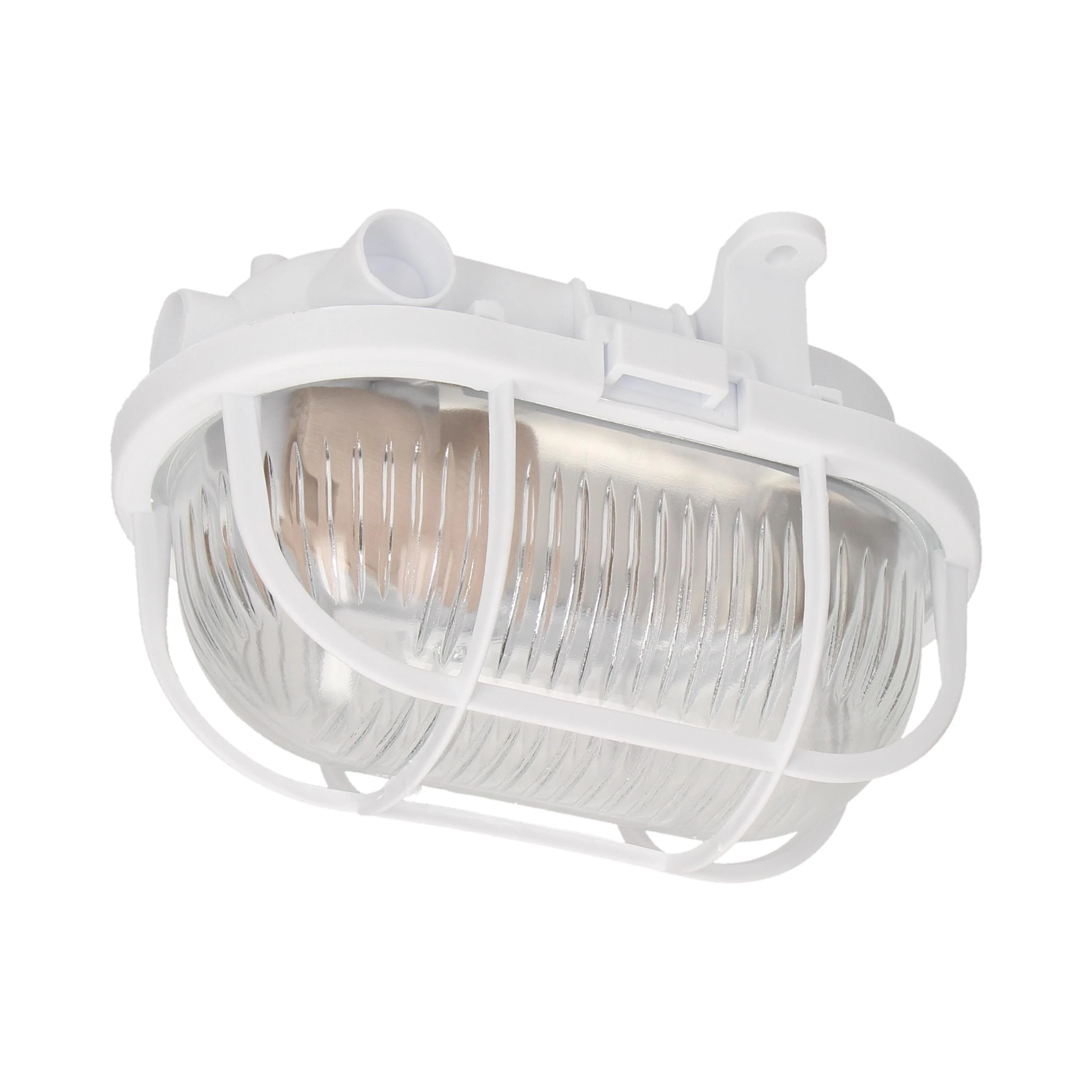 Sieninis šviestuvas Orno OVAL 60 7040T / P, šviestuvas, 60W, E27, IP54, stiklinis lęšis, plastik( plastiko) dangtelis