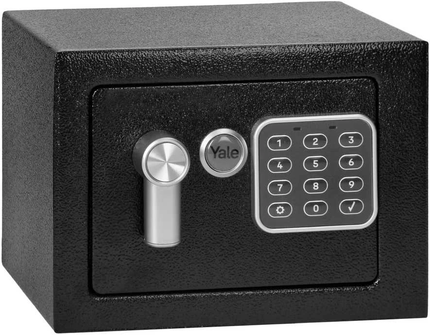 Yale YSV/170/DB2 Laisvai stovintis Seifas 3,8 l Plieninis Juodas