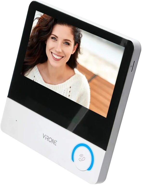 Orno PAVONIS MULTI, dviejų šeimų vaizdo domofonų komplektas, 4 laidų, 7", Wi-Fi, jutiklinis ekranas, Full HD, RFID