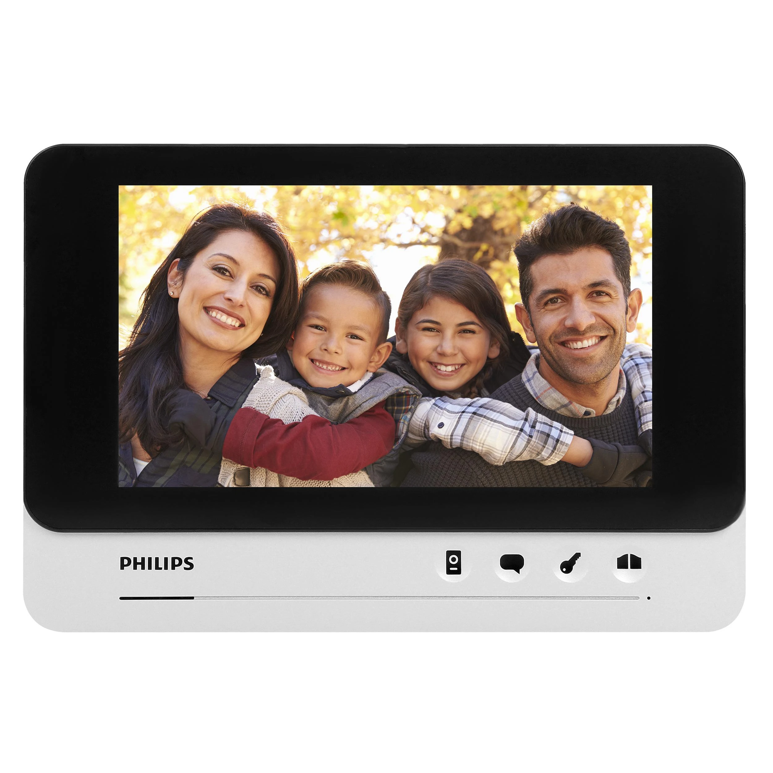 Orno „Philips WelcomeEye AddComfort“ monitorius, skirtas išplėsti „WelcomeEye Comfort“ seriją, 7 colių ekranas, vartų valdymas, domofonas