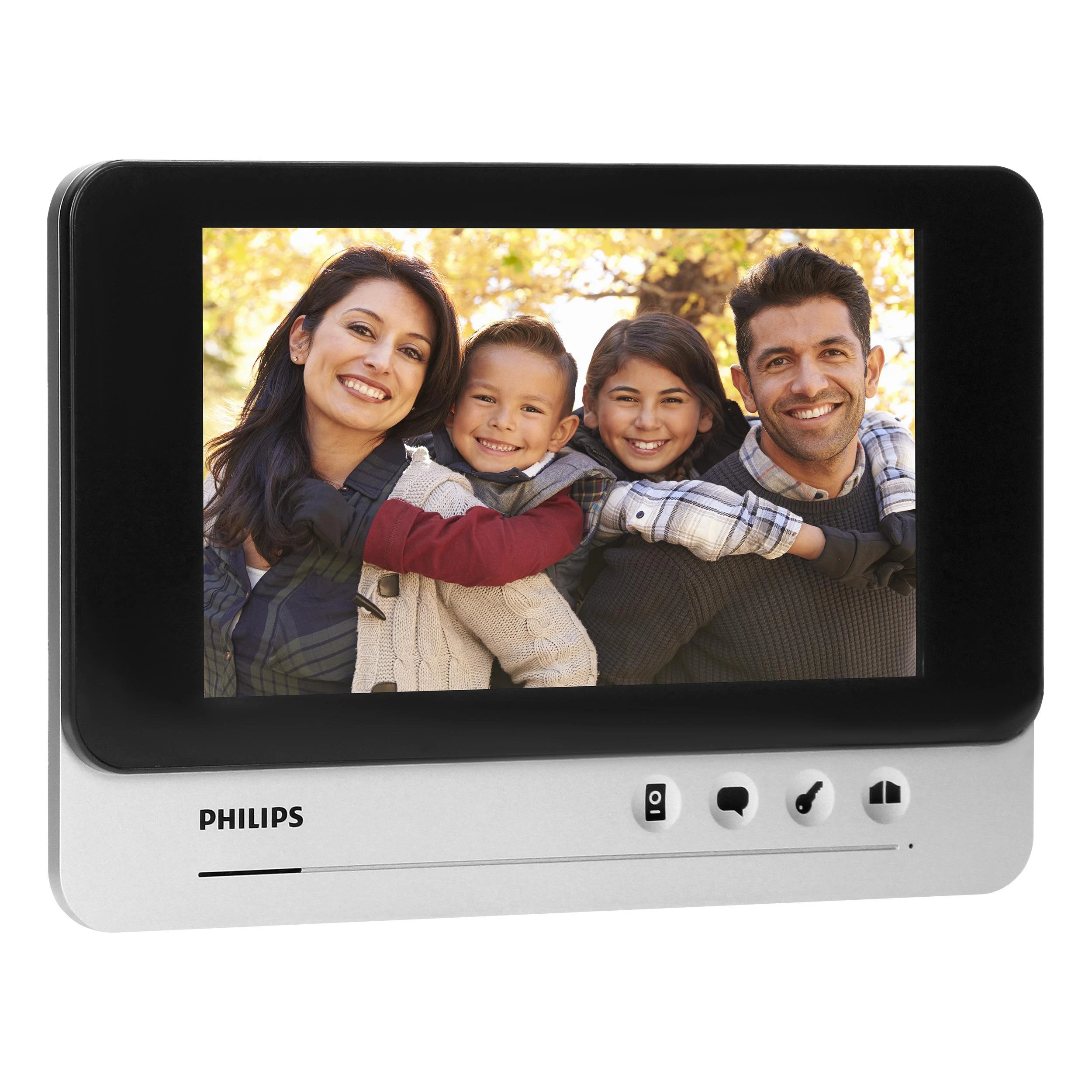 Orno „Philips WelcomeEye AddComfort“ monitorius, skirtas išplėsti „WelcomeEye Comfort“ seriją, 7 colių ekranas, vartų valdymas, domofonas