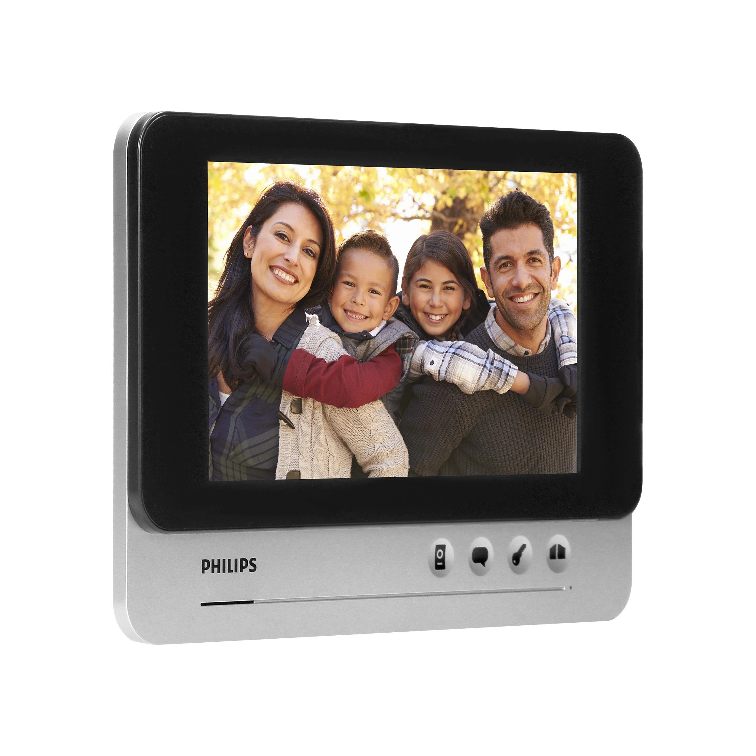 Orno „Philips WelcomeEye AddComfort“ monitorius, skirtas išplėsti „WelcomeEye Comfort“ seriją, 7 colių ekranas, vartų valdymas, domofonas