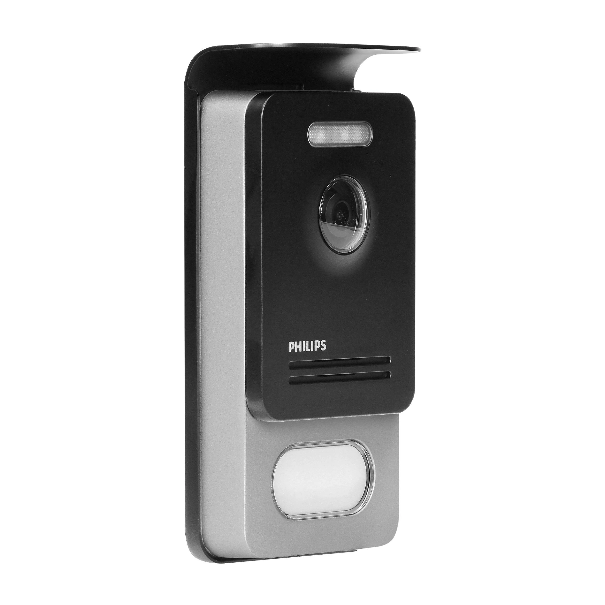 Orno „Philips WelcomeEye Compact“, vaizdo domofono rinkinys, laisvų rankų įranga, spalvotas, 4,3 colio LCD ekranas, OSD meniu, vartų valdymas