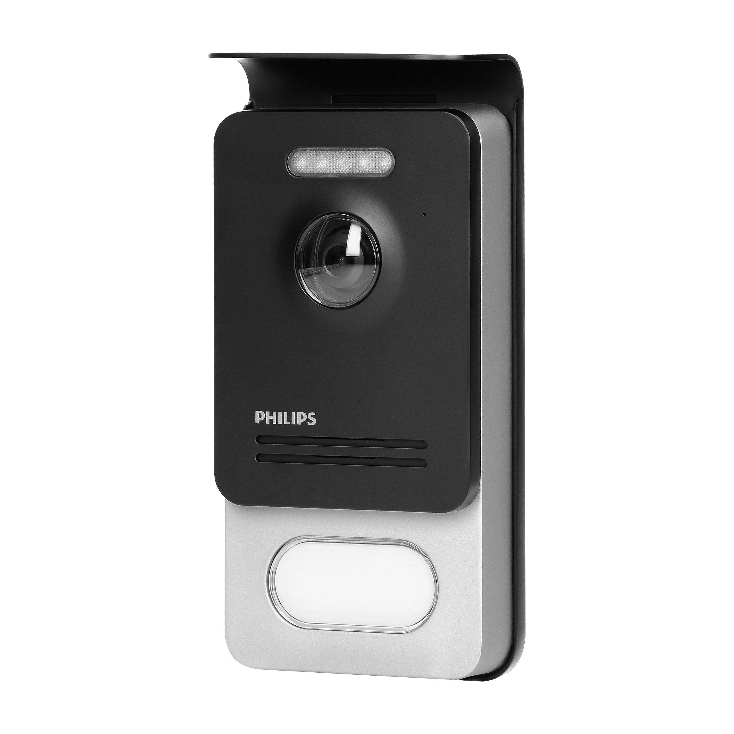 Orno „Philips WelcomeEye Compact“, vaizdo domofono rinkinys, laisvų rankų įranga, spalvotas, 4,3 colio LCD ekranas, OSD meniu, vartų valdymas