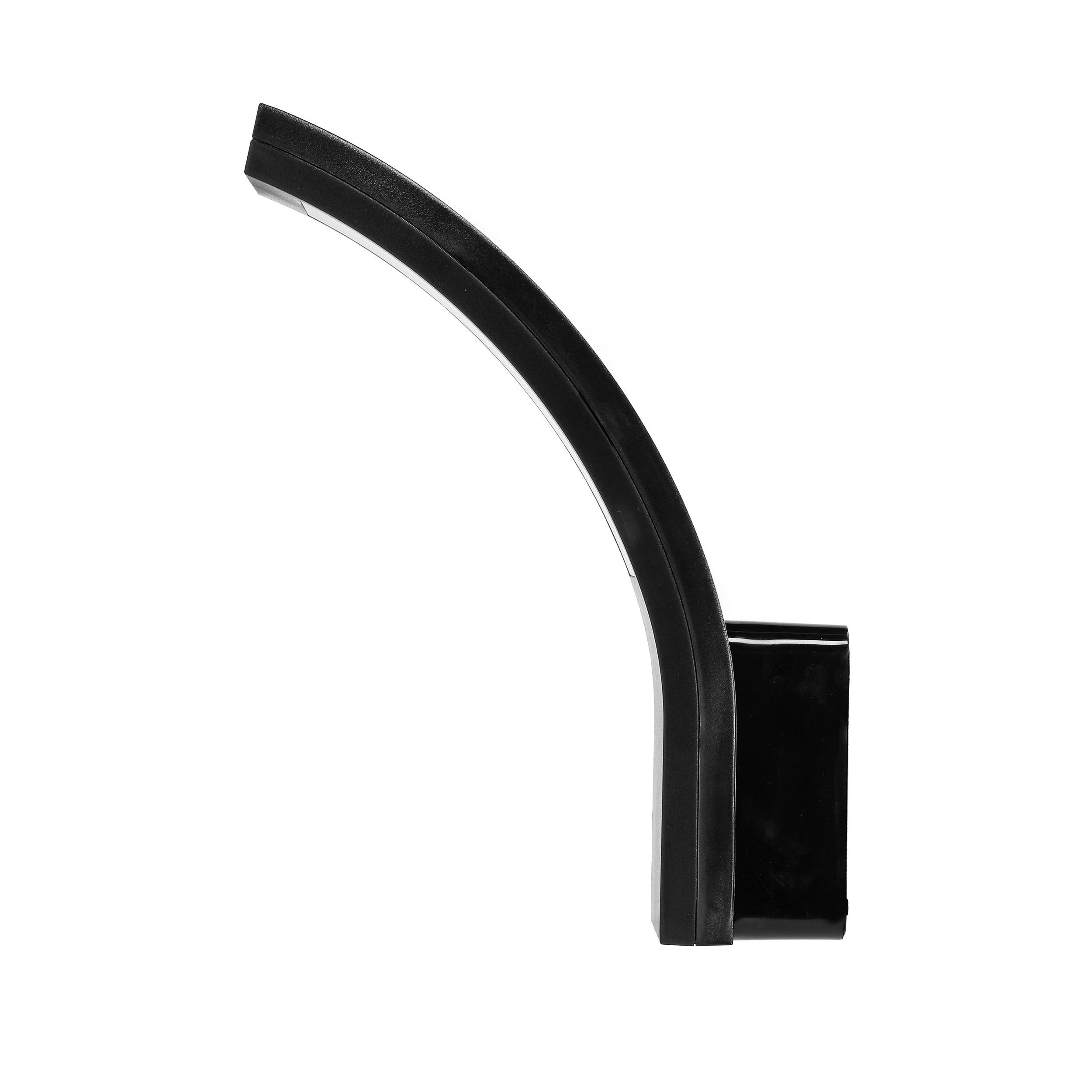 Sieninis šviestuvas Orno Piryt PYRYT LED 10W, sodo šviestuvas 800lm, IP54, 4000K, juodas