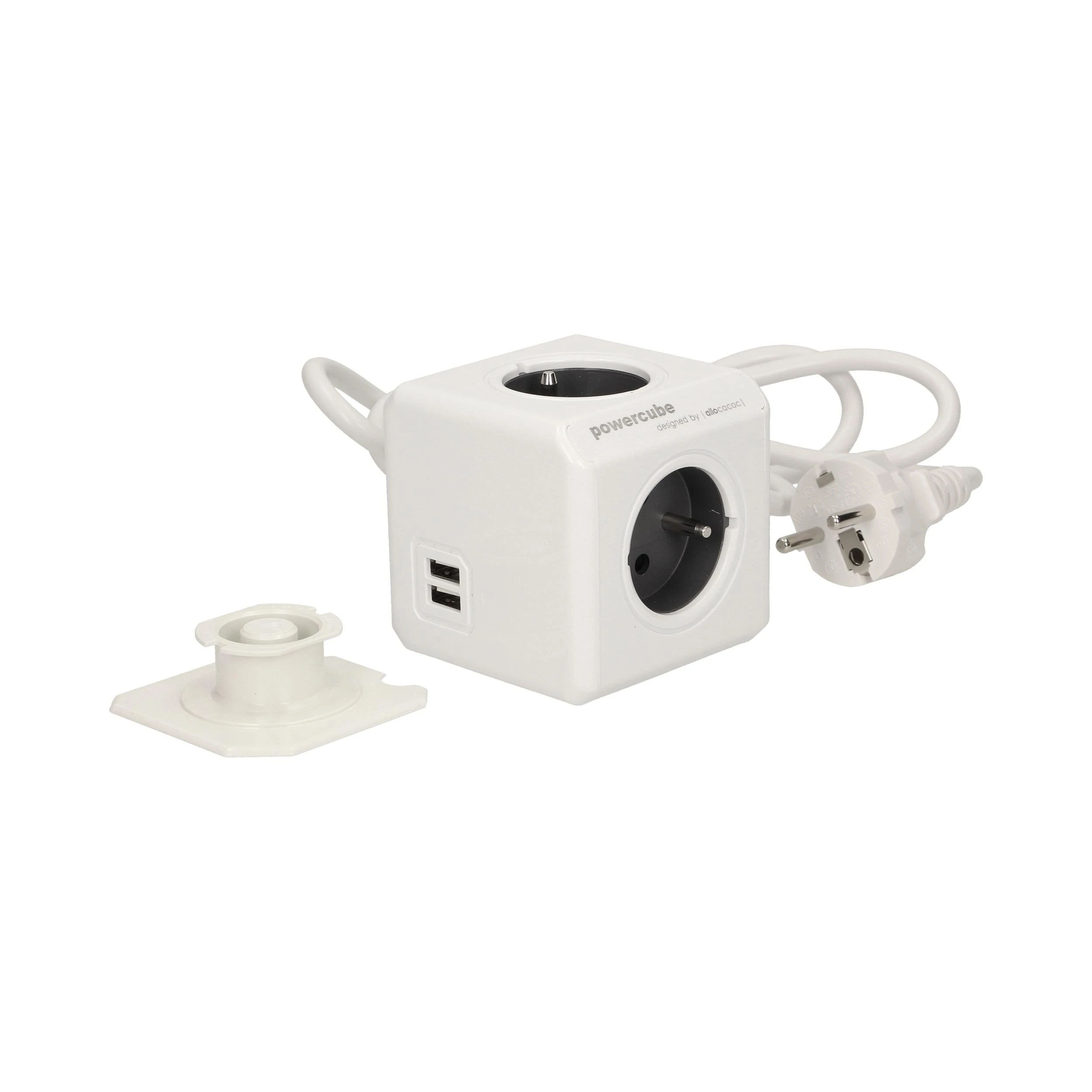 Orno Allocacoc PowerCube Extended USB E(FR) – 3m – 3 m – 4 kintamosios srovės lizdas (-ai) – E tipas – CE – KEMA – RoHS – 16 A – 230 V