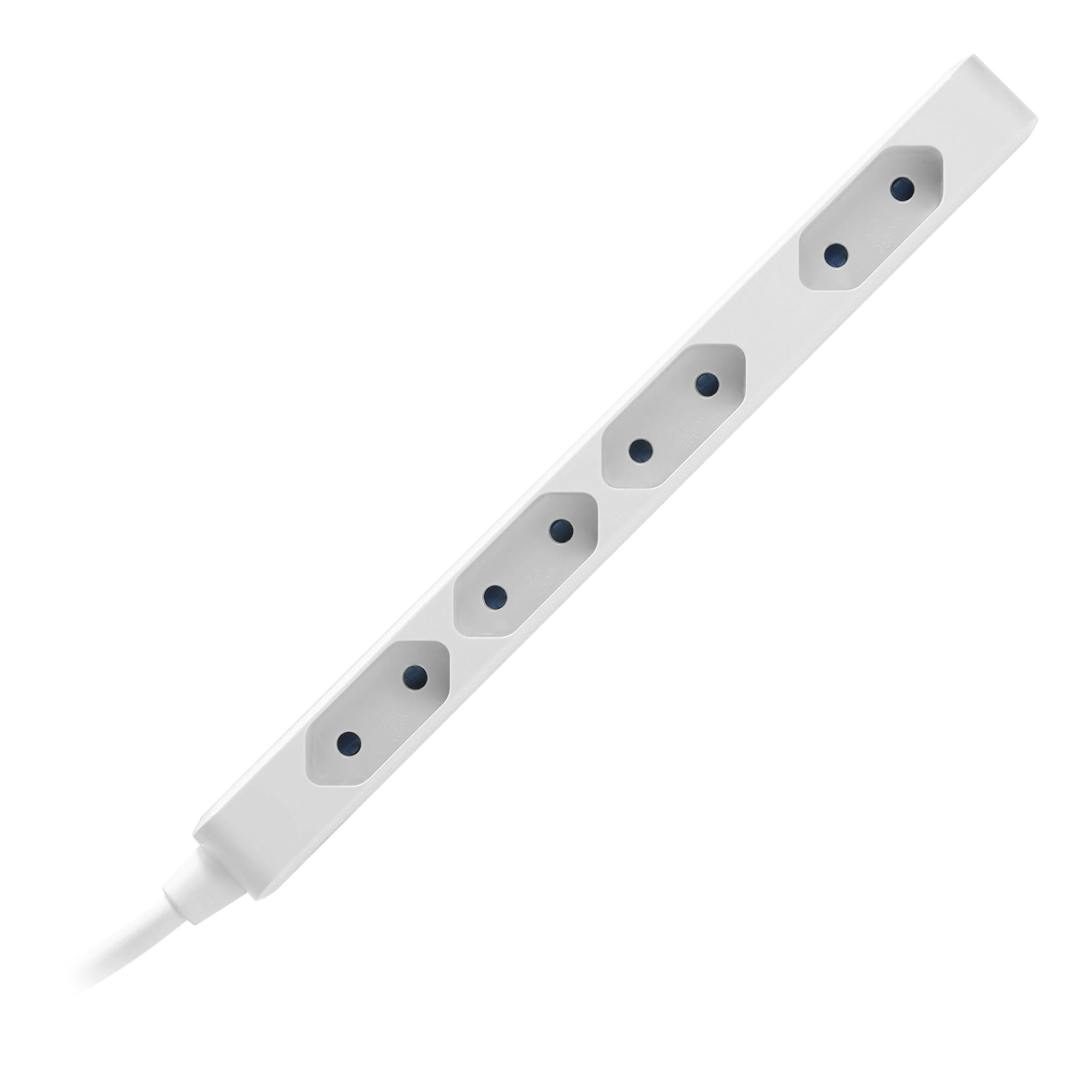 Orno Przedłużacz Prailgintuvas, 4 lizdai 2P/II, plokščias kištukas, kabelis 2x0,75 mm² - 1,4 m