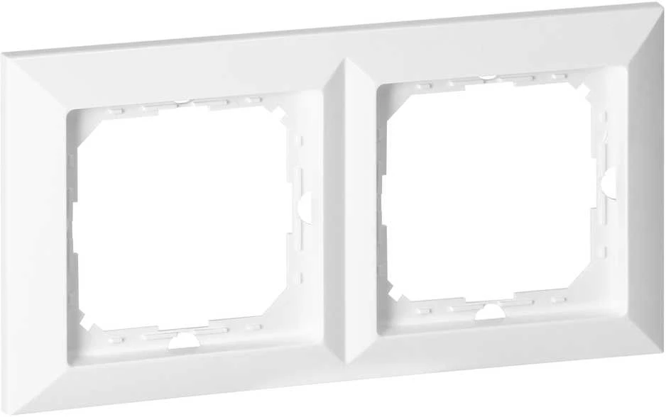 Ramka Dvigubas rėmelis „Pearl“, Ra-2P, baltas