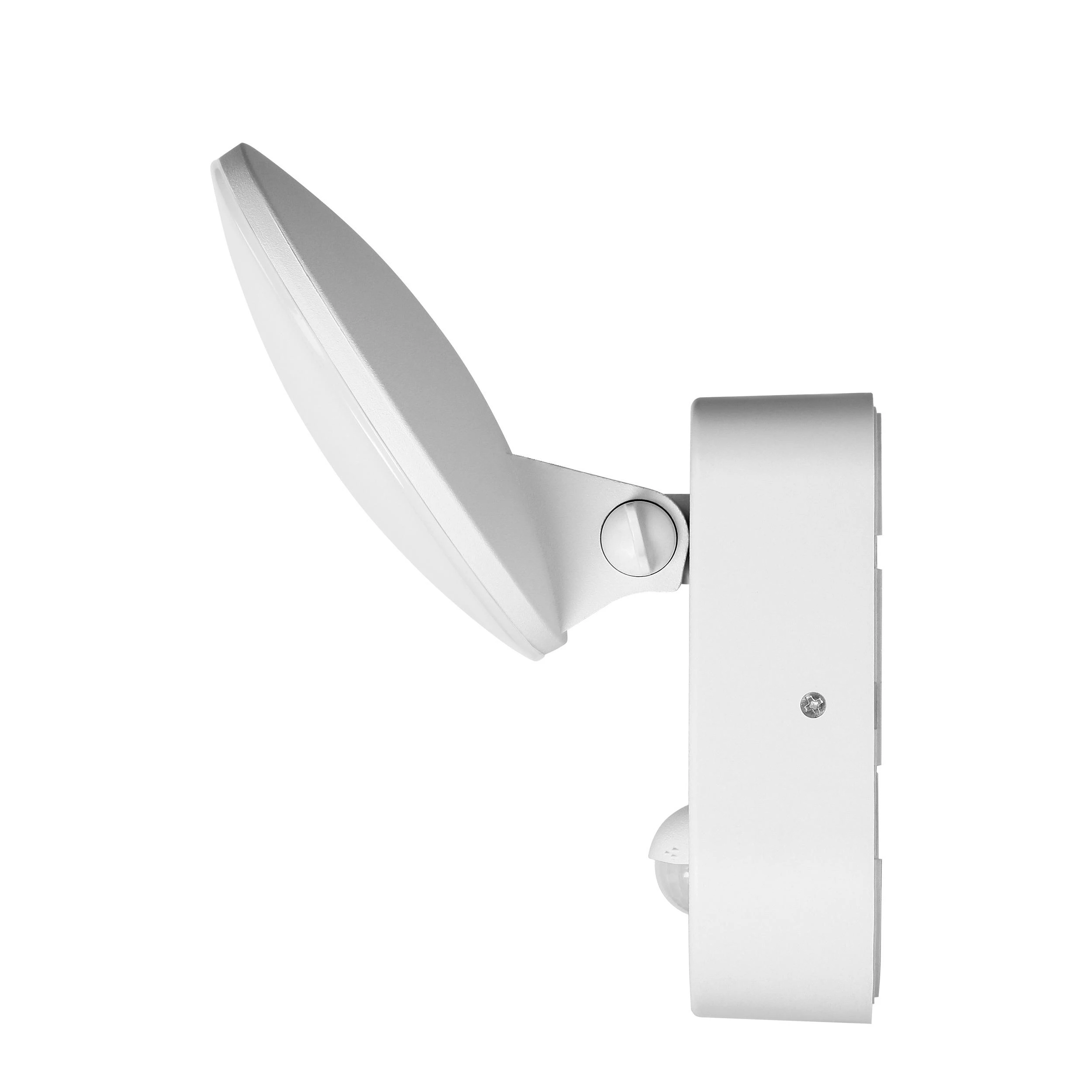 Sieninis šviestuvas Orno RIOLIT LED 15W, sodo šviestuvas su judesio jutikliu, 1100lm, IP65, 4000K, baltas