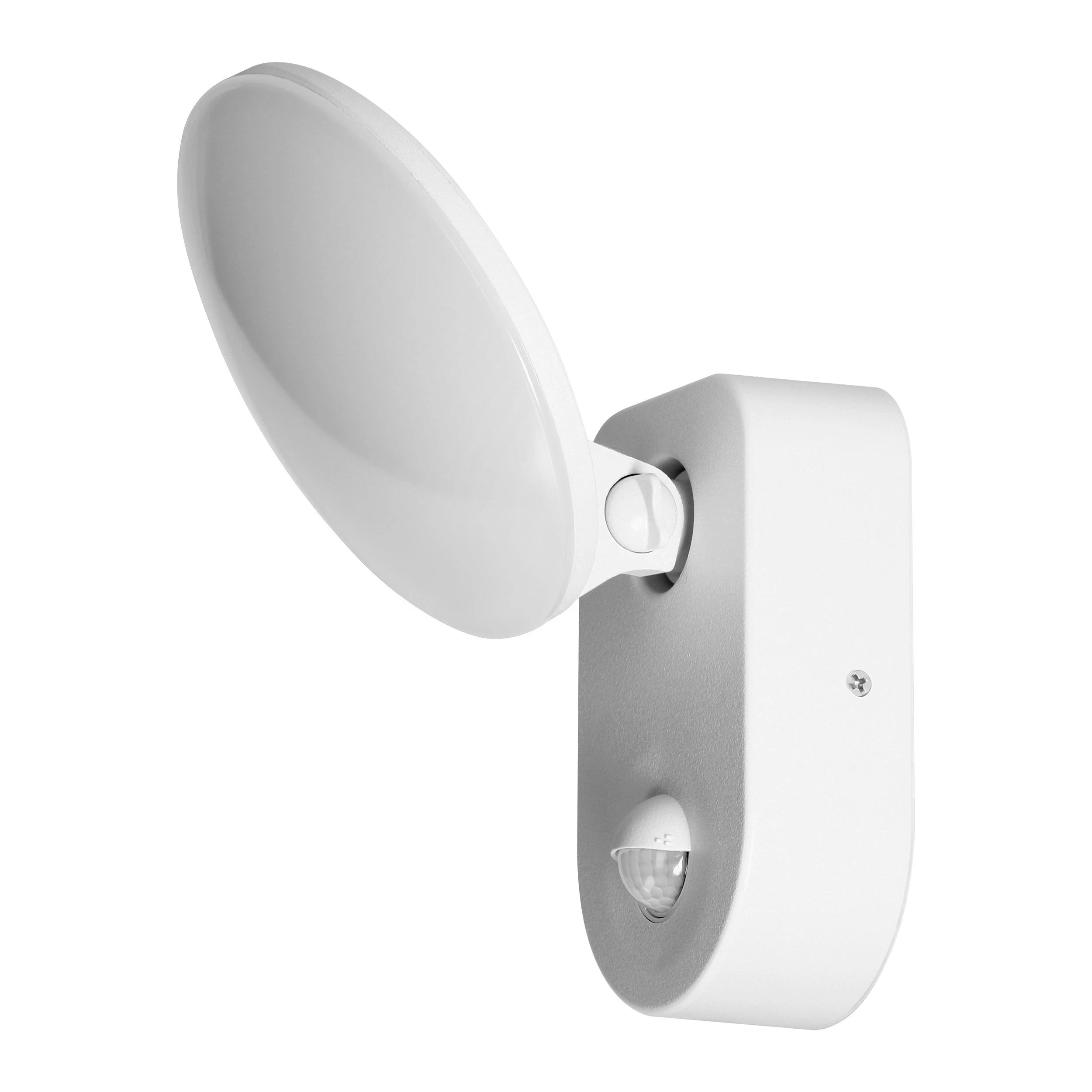 Sieninis šviestuvas Orno RIOLIT LED 15W, sodo šviestuvas su judesio jutikliu, 1100lm, IP65, 4000K, baltas