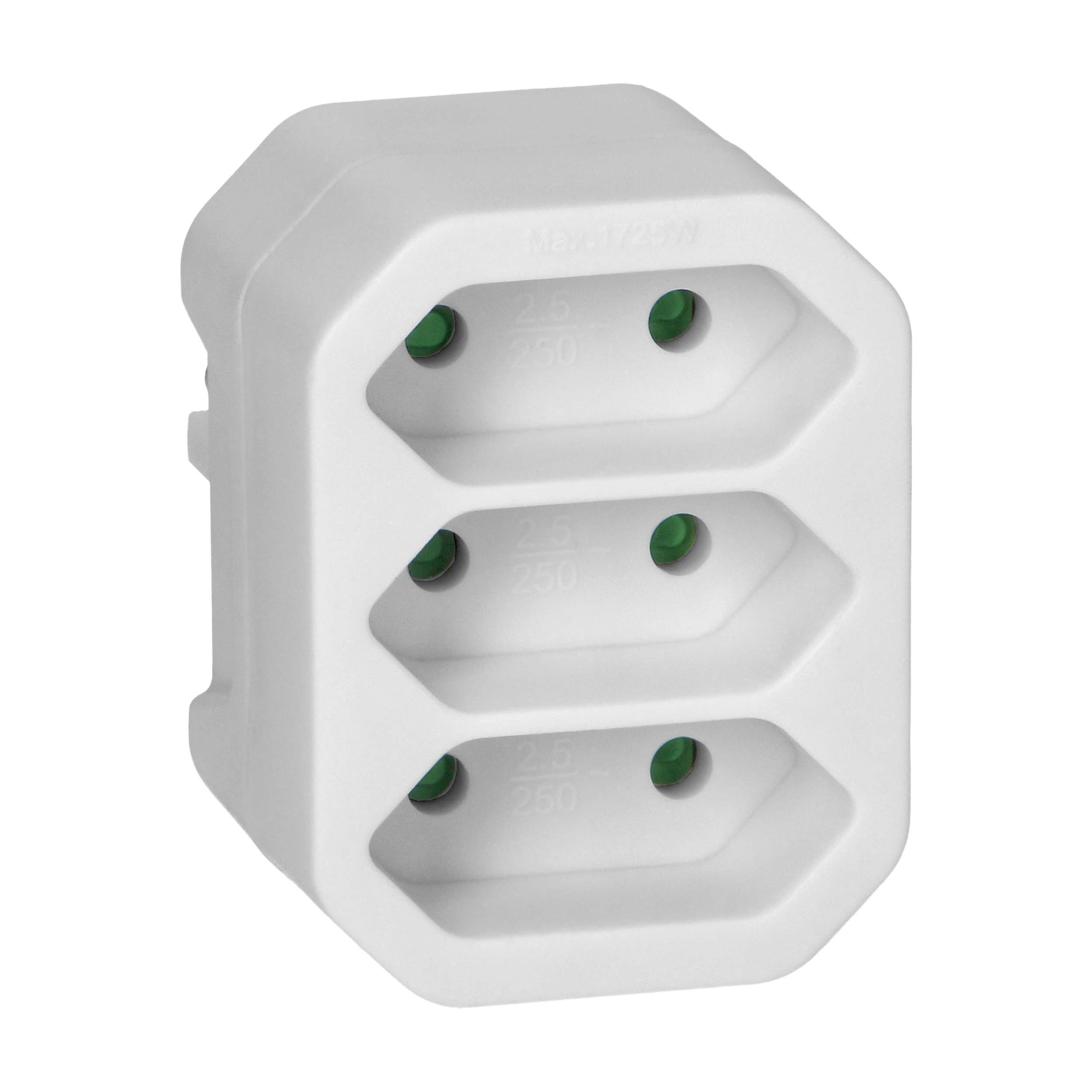 Orno Rozgałęźnik Skirstytuvas 3x2P euro, baltas