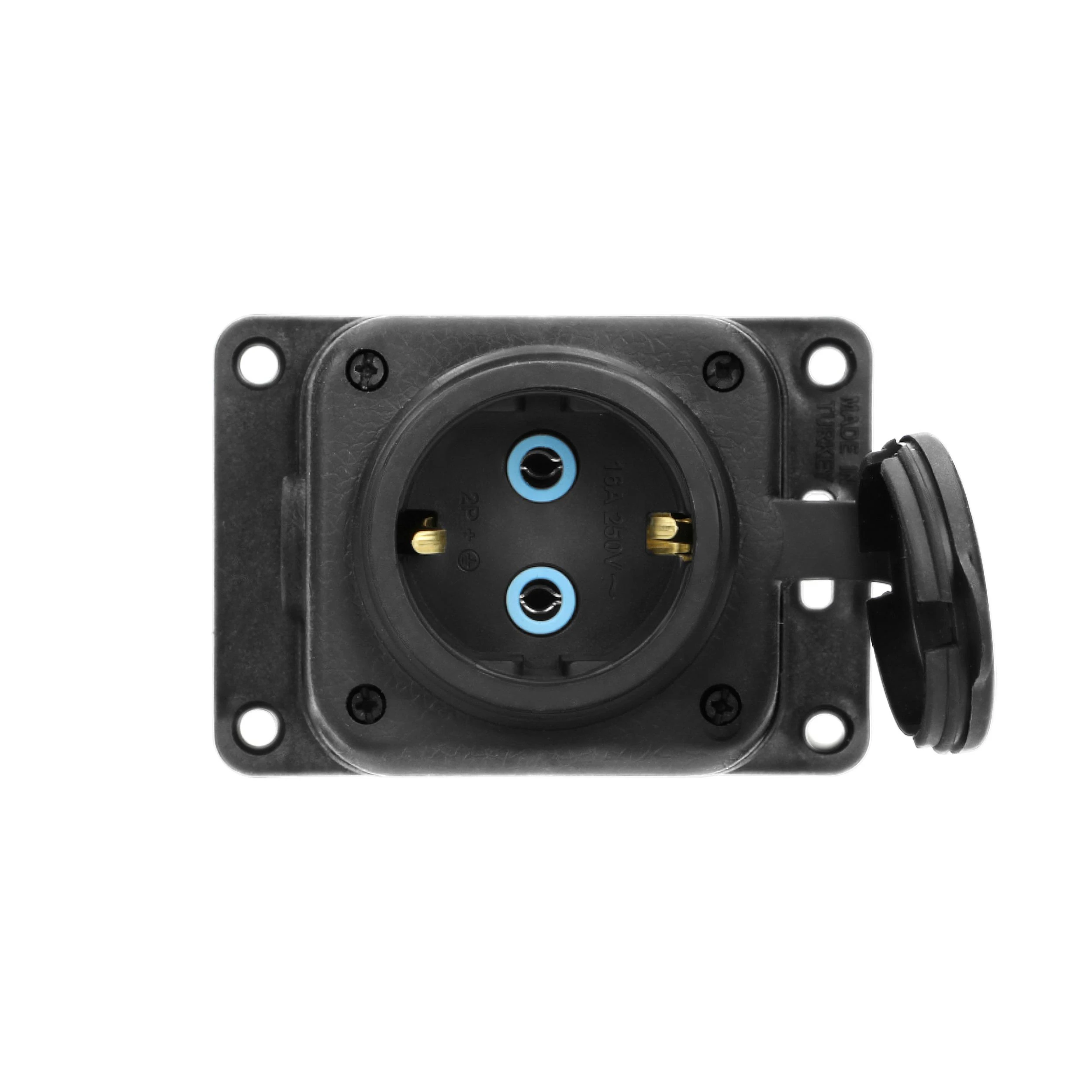 ORNO DISTRIBUTORINĖ JUOSTA IP44 GUMĖ 1X2P+Z