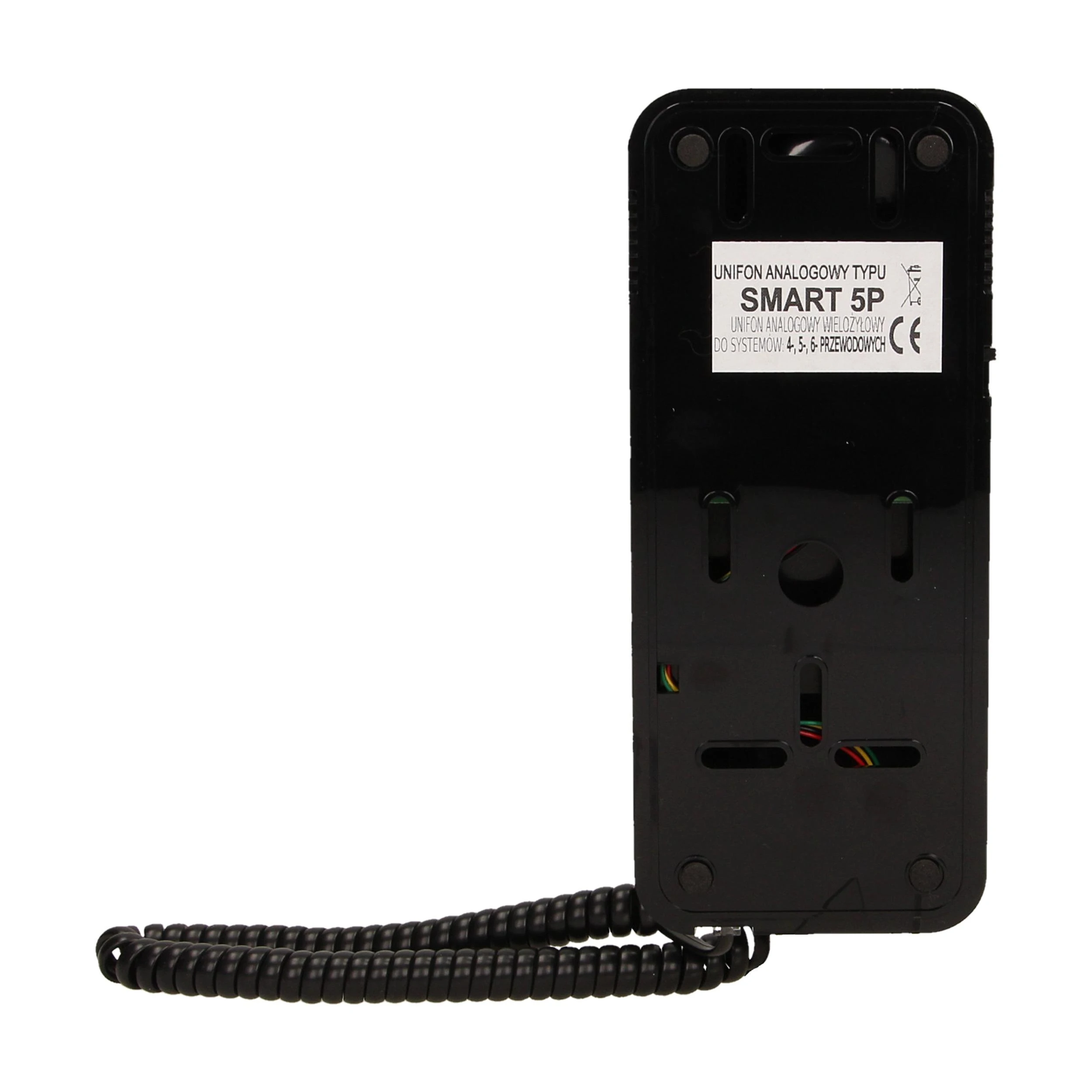 Orno SMART 5P, CYFRAL, kelių kambarių uniphone, skirtas 4,5,6 laidų instaliacijai, juodas