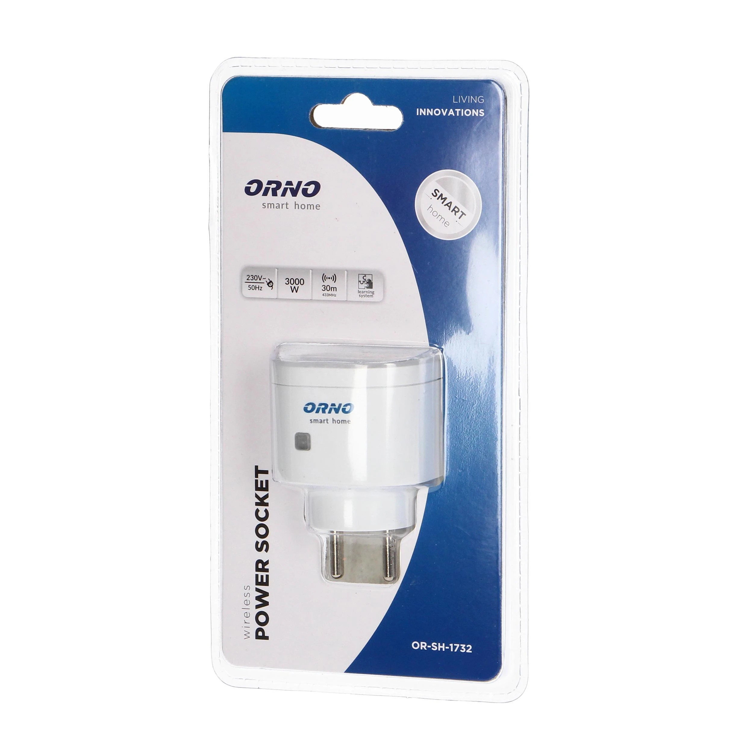 Ausinės ORNO SMART HOME VIDINIS MAITINIMO KIŠTUKAS SU RADIJO IMTUVU