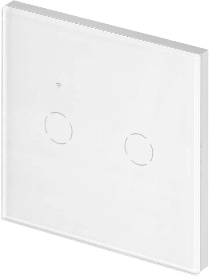 Orno Włącznik „Tuya Smart Home“ dvigubas įleidžiamas „Wi-Fi“ jungiklis, baltas