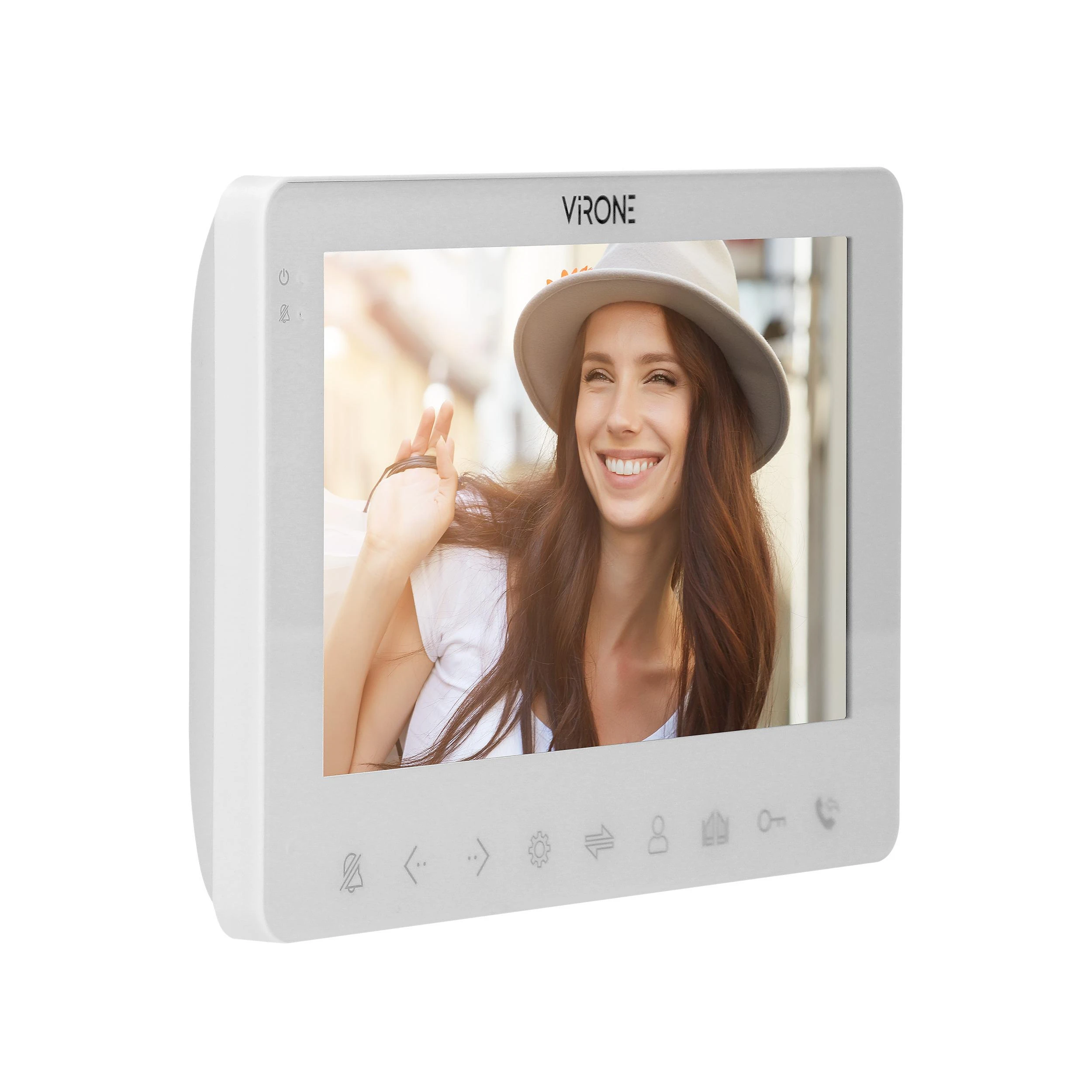 Orno Rinkinys Vaizdo domofono komplektas, be ragelio, spalvotas, LCD 7", OSD meniu, WI-FI + programėlė telefonui, vartų valdymas, baltas, VIFAR