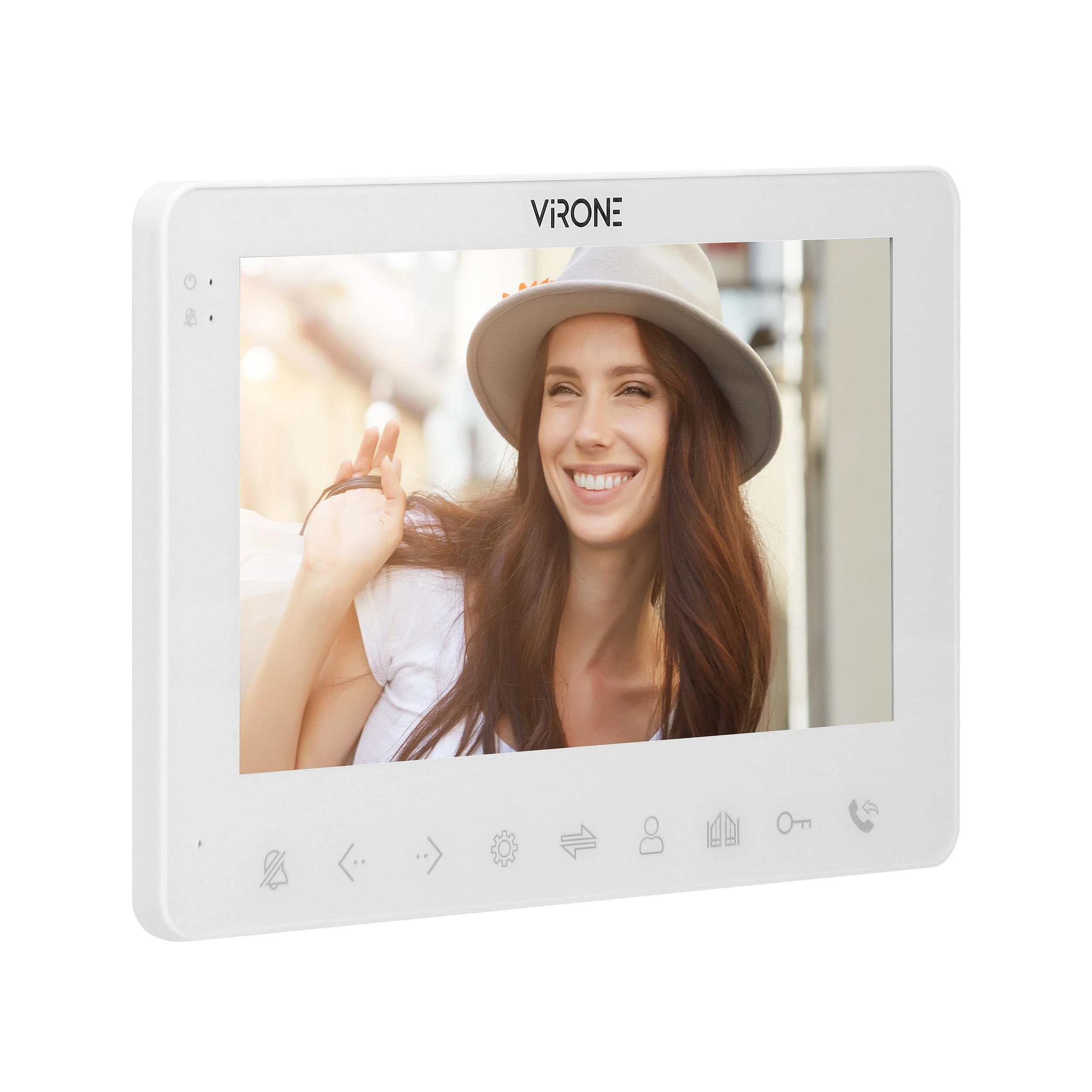 Orno Rinkinys Vaizdo domofono komplektas, be ragelio, spalvotas, LCD 7", OSD meniu, WI-FI + programėlė telefonui, vartų valdymas, baltas, VIFAR