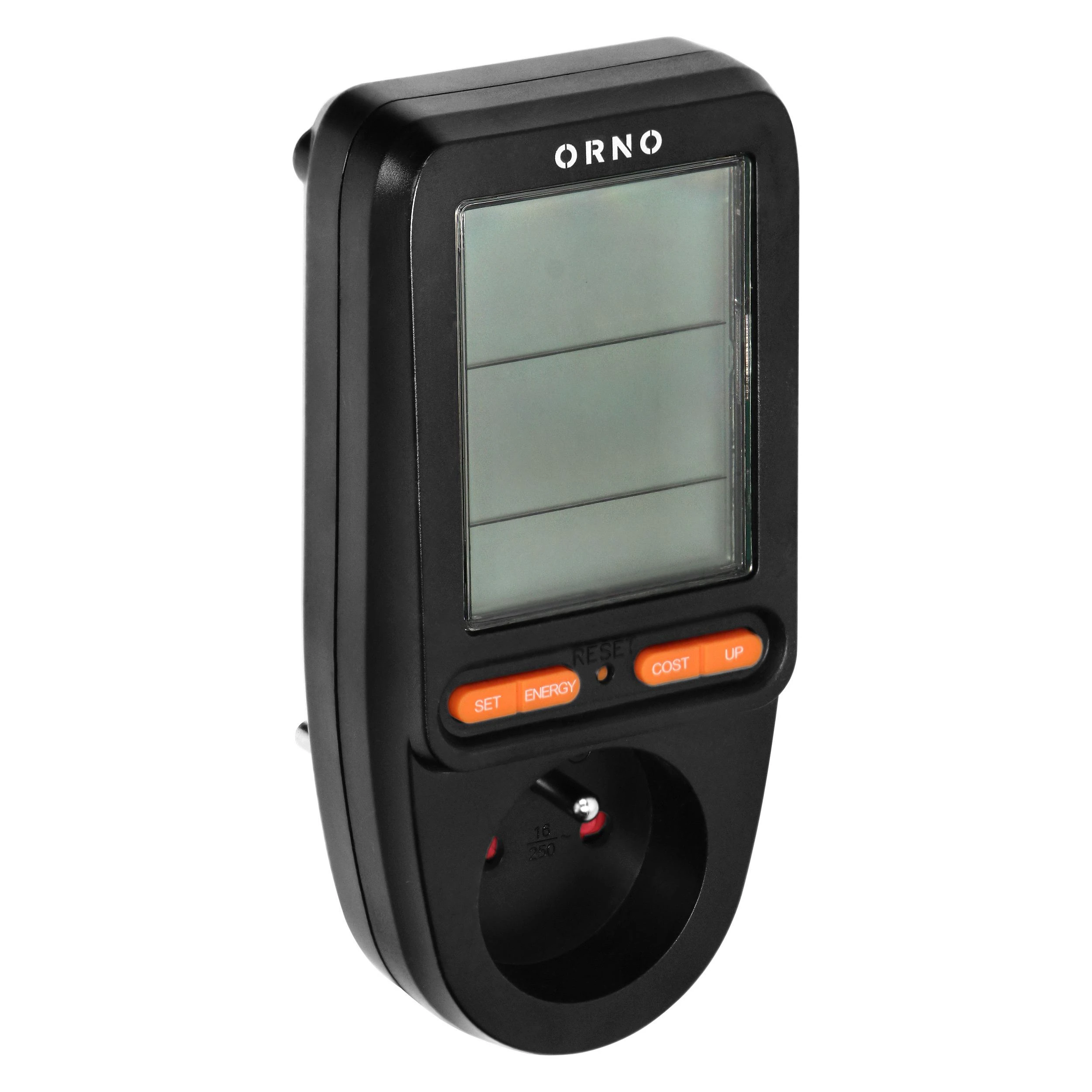 Orno Energy skaičiuotuvas with LCD display color juodas (OR-WAT-435/B)