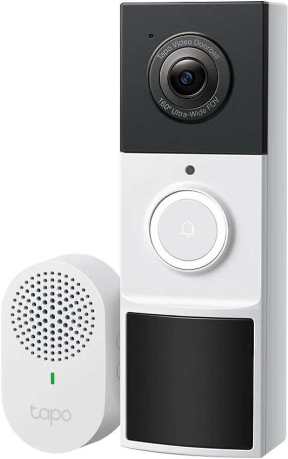TP-LINK | Video Doorbell Camera | Tapo D210 | 3 MP | 1.18mm/F1.8 | IP65 | H.264 | Micro SD, Max. 512