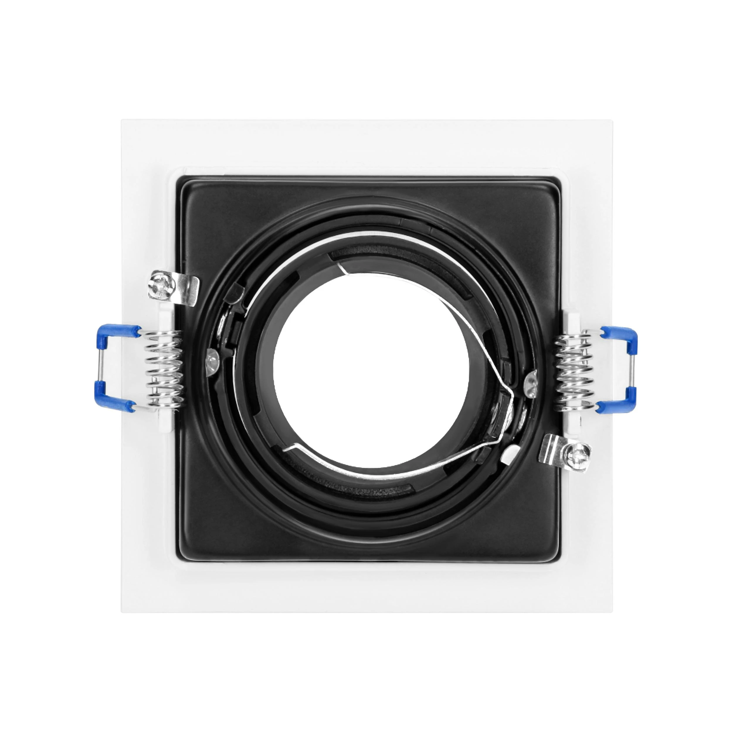 Orno YOP dekoratyvinis prožektoriaus rėmelis, MR16/GU10, maks. 50 W, reguliuojamas, baltas ir juodas