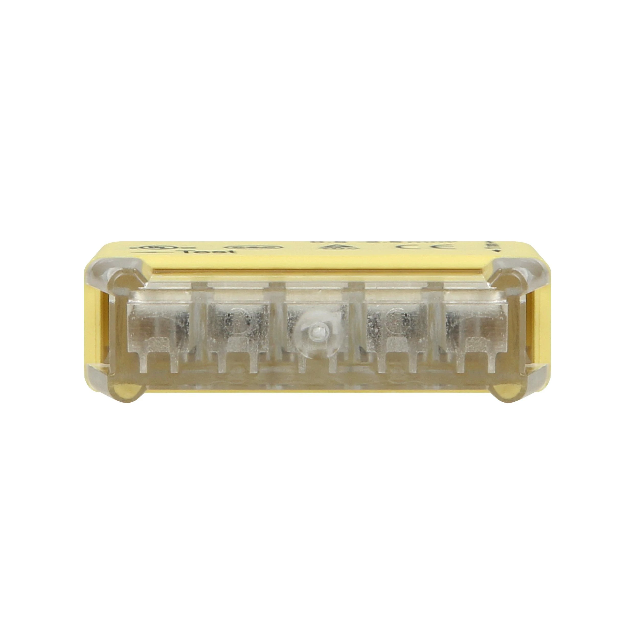 Orno Złączka 5 laidų įspaudžiama instaliacinė jungtis; 0,75–2,5 mm² laidui; IEC 300V/24A; 10 vnt. lizdinė pakuotė.