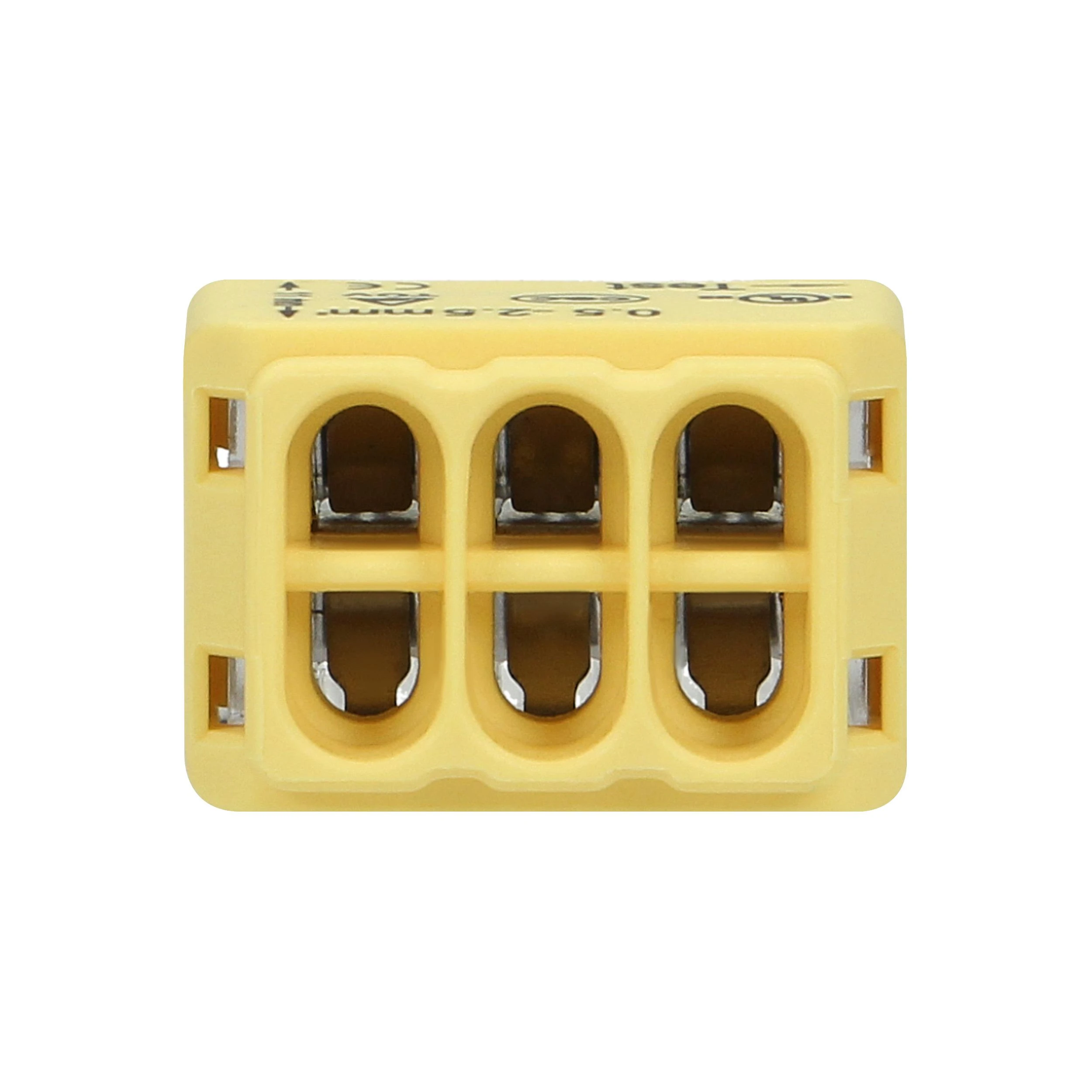 Orno Złączka 6 laidų įspaudžiama instaliacinė jungtis; dvieilė; 0,75–2,5 mm² laidui; IEC 300V/24A; 10 vnt.