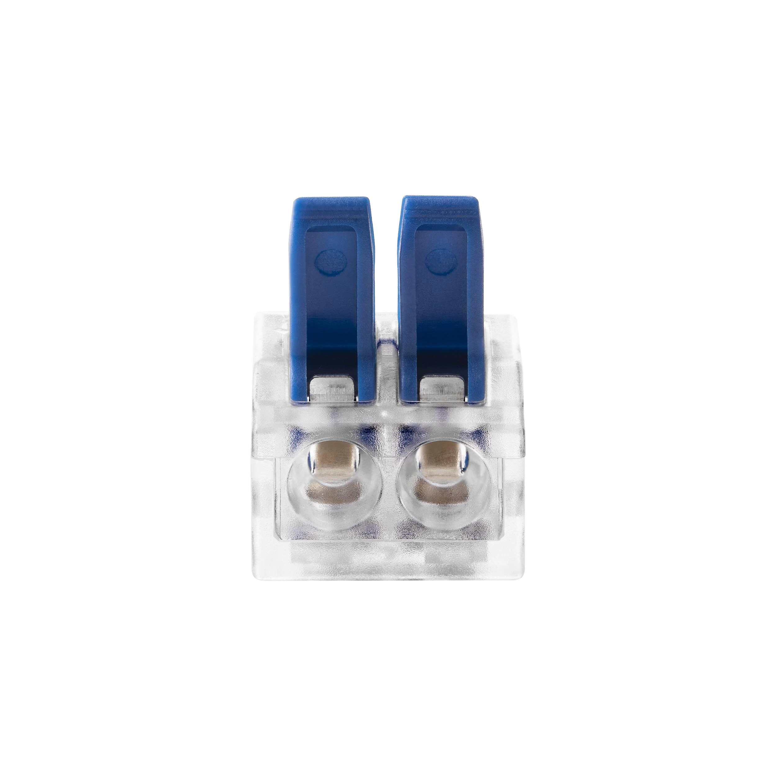 Orno Złączka 2 laidų kompresinė instaliacinė jungtis; bet kokiam 0,75–4 mm² laidui; IEC 450 V / 32 A; 10 vnt. lizdinėje pakuotėje.