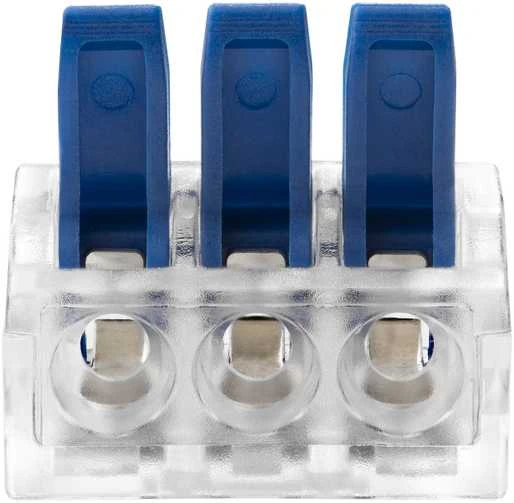 Orno Złączka 3 laidų kompresinė instaliacinė jungtis; bet kokiam 0,75–4 mm² laidui; IEC 450V/32A; 10 vnt.