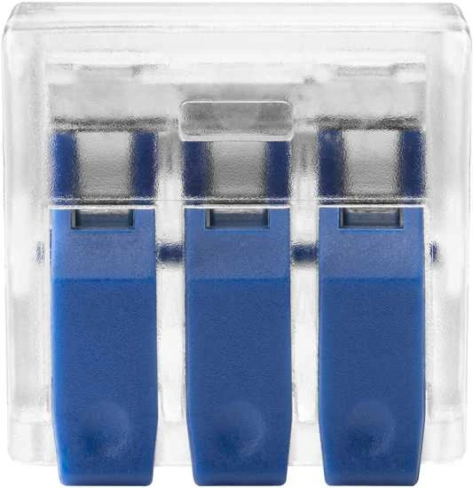 Orno Złączka 3 laidų kompresinė instaliacinė jungtis; bet kokiam 0,75–4 mm² laidui; IEC 450V/32A; 10 vnt.