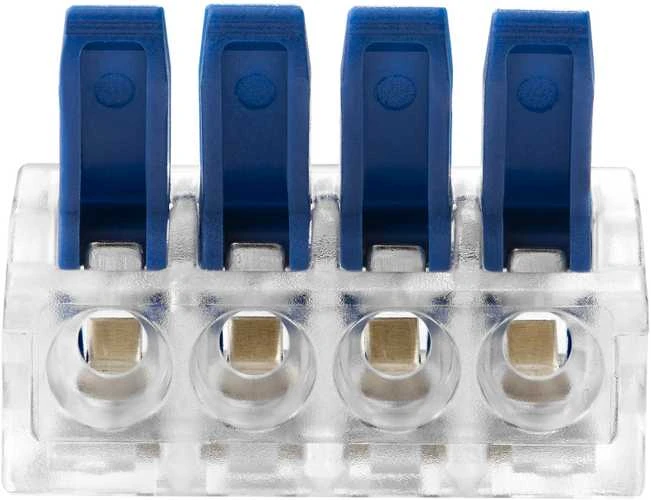 Orno Złączka 4 laidų kompresinė instaliacinė jungtis; bet kokiam 0,75–4 mm² laidui; IEC 450V/32A; 10 vnt.