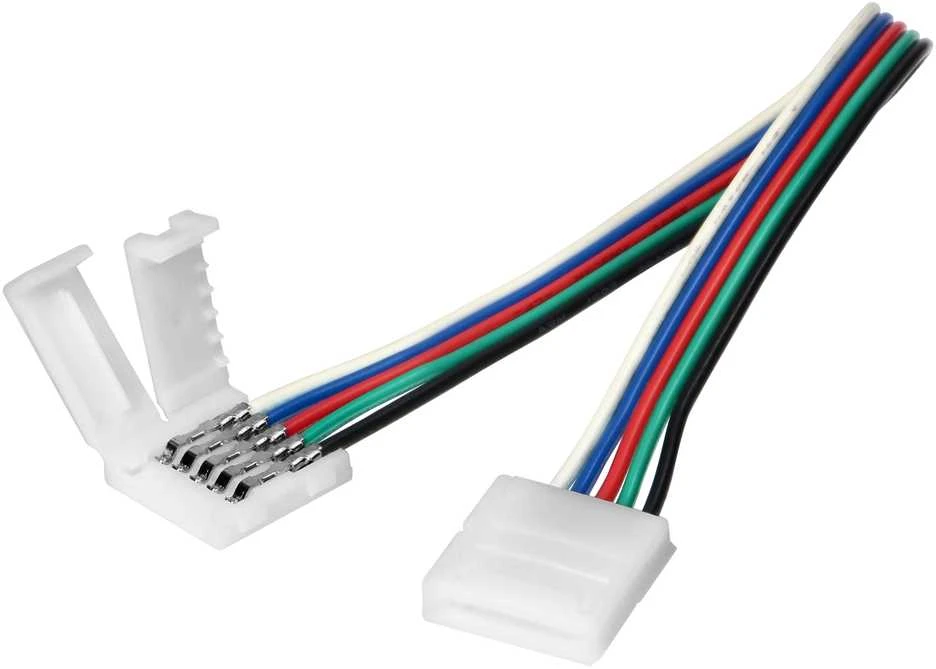 Orno Złączka RGBW LED jungtis 12 mm, dvipusė, su laidu