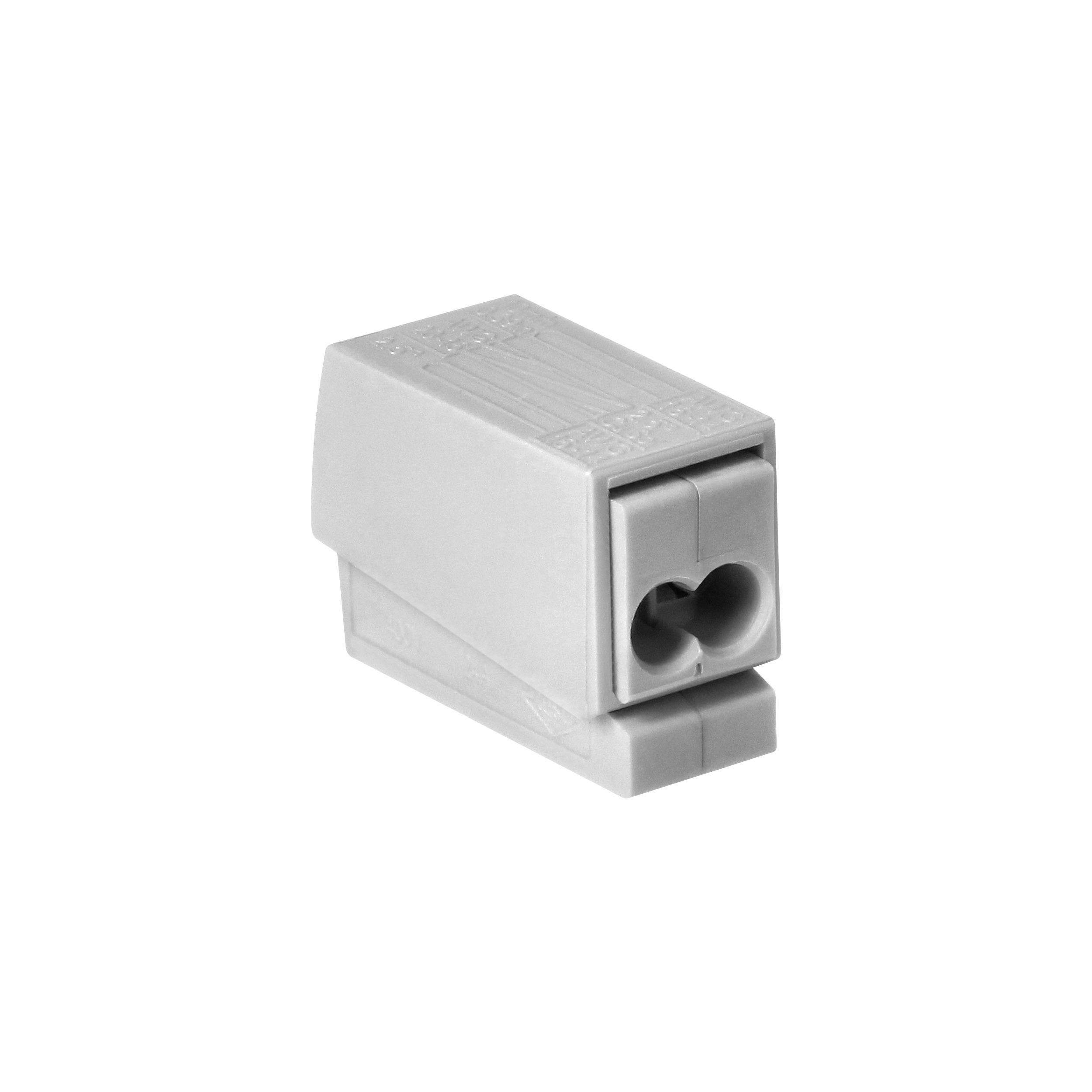 Orno dviejų laidų apšvietimo jungtis, 2x0.5-2.5mm2, 10 vnt (OR-SZ-8015/10)