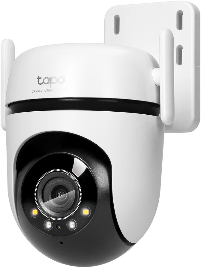 TP-LINK | Pan/Tilt Security Wi-Fi kamera | Tapo C520WS | Kupolas | 4 MP | 3,18 mm/F1,6 | IP66 | H.264 | „MicroSD“, iki 512 GB