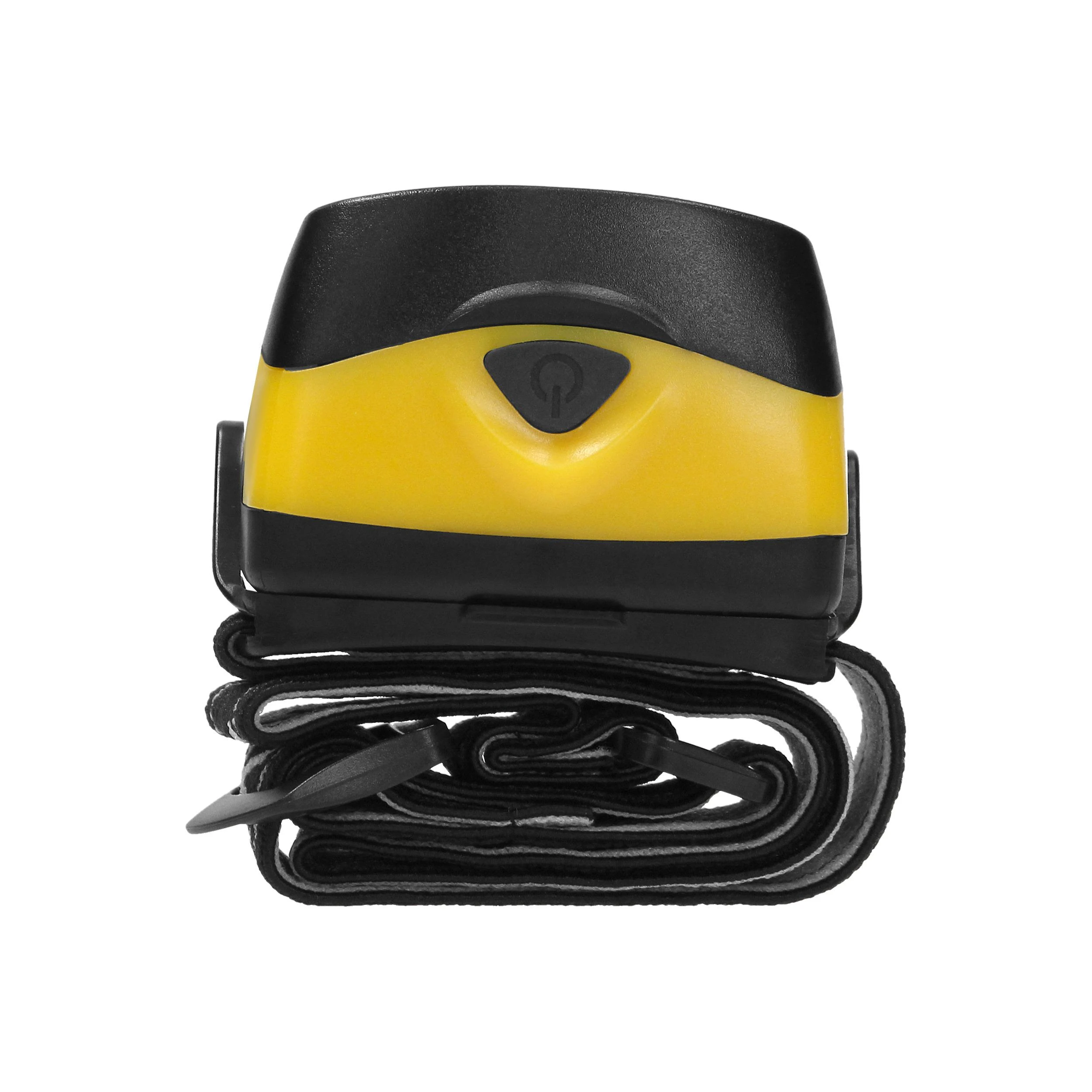 Orno LED žibintas ant galvos VIRONE, 3W, 170lm, elementai 3xAAA (neįeina), juodos/geltonos sp