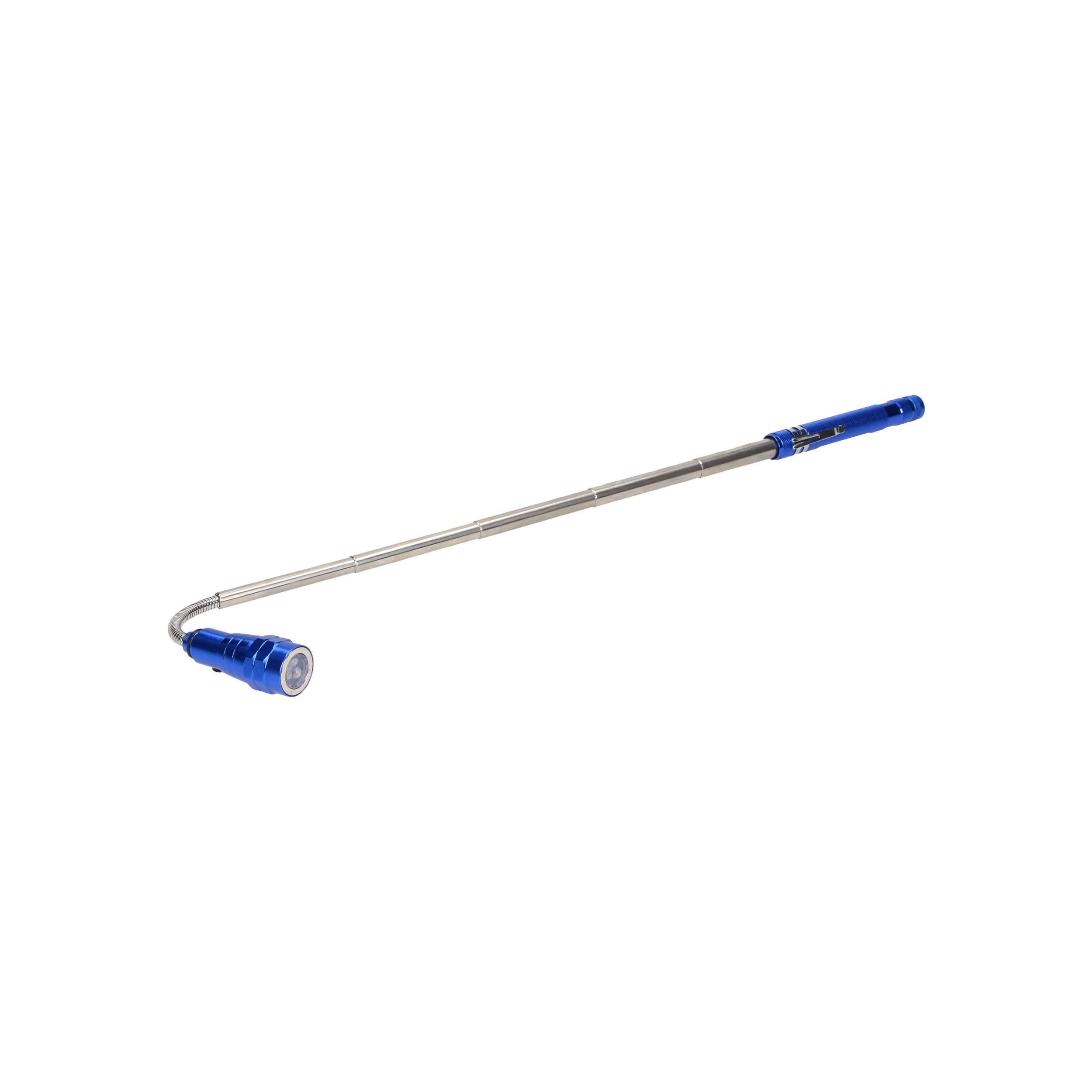 Orno Žibintuvėlis, Teleskopinis žibintuvėlis 17-57 cm, 3 LED, 4 x LR44, sulankstoma galvutė, magnetas