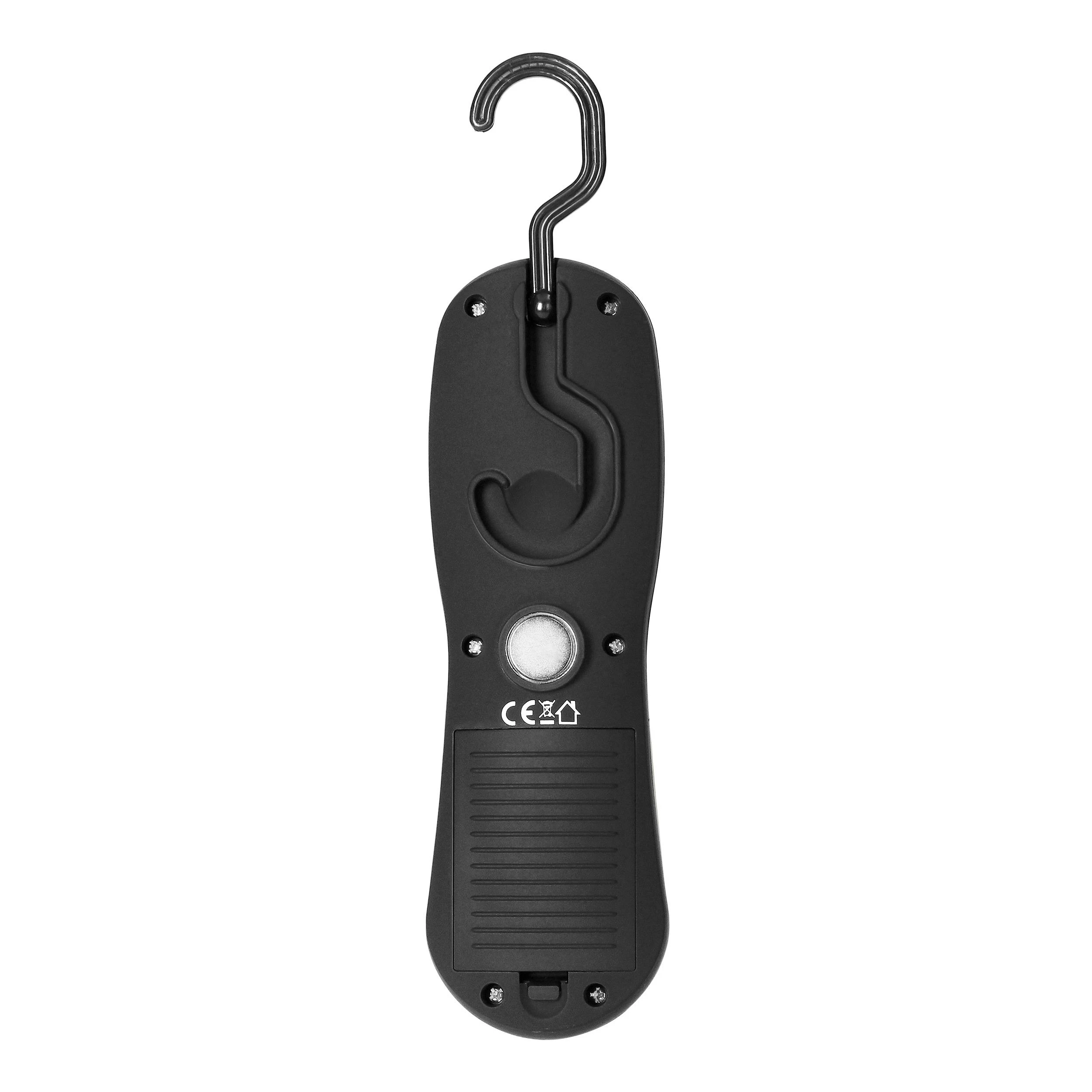 Orno Žibintuvėlis, LED COB dirbtuvių žibintuvėlis 3W, 200lm, 3 x AA magnetas, kabliukas