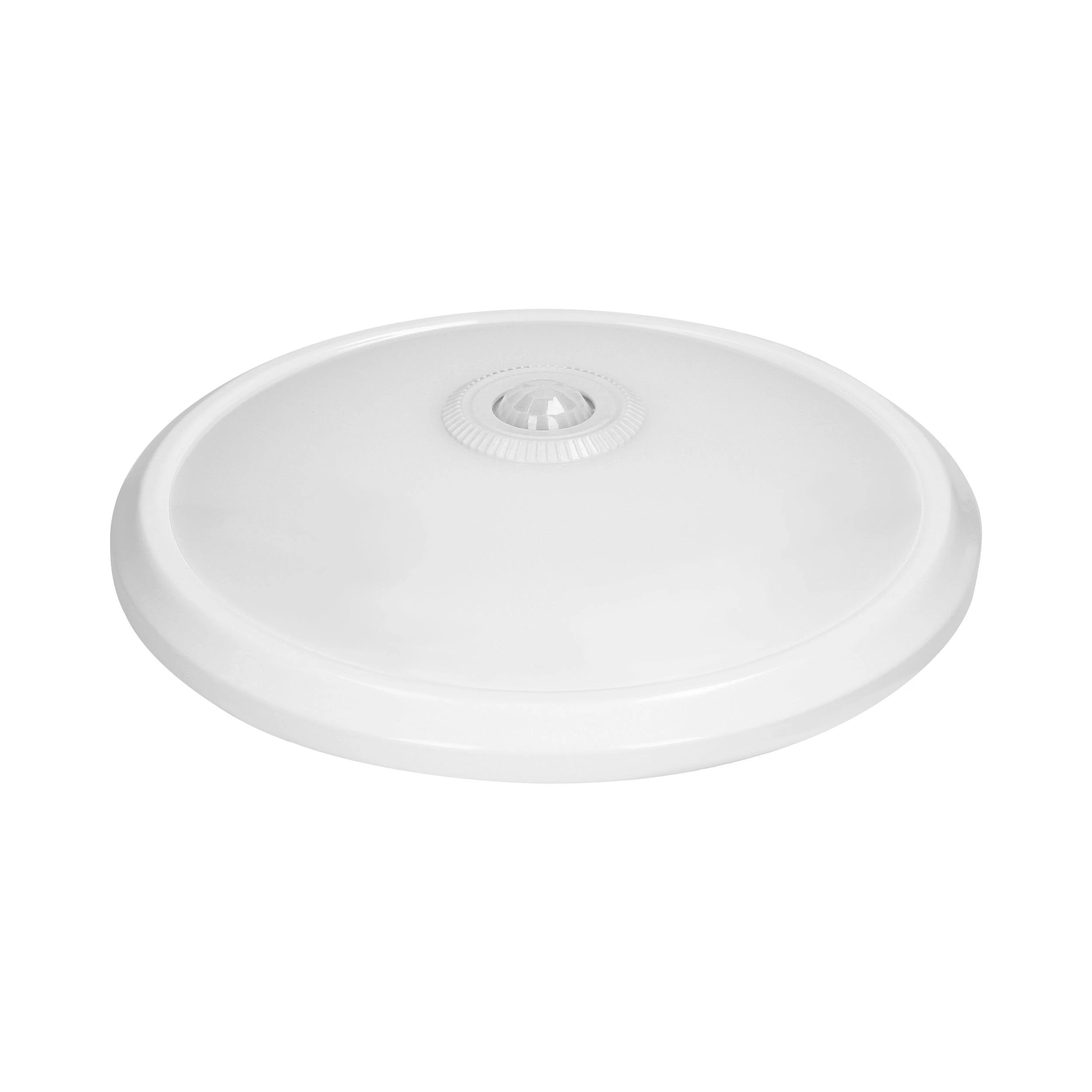 ‎Adviti ZONDA LED AVARINIS 12W/1.2W, lubinis šviestuvas su judesio jutikliu, 800lm/80lm, IP20, 4000K, matinis polikarbonatas, baltas
